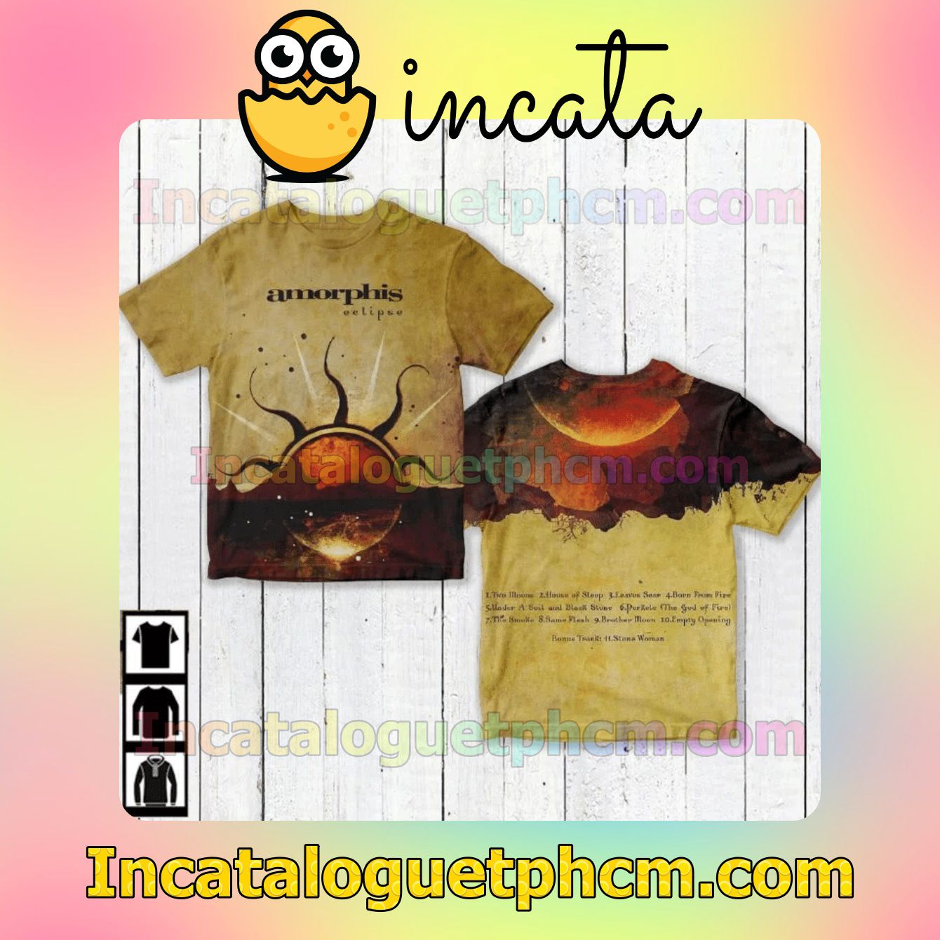 Amorphis Eclipse Album Cover Fan Gift Shirt