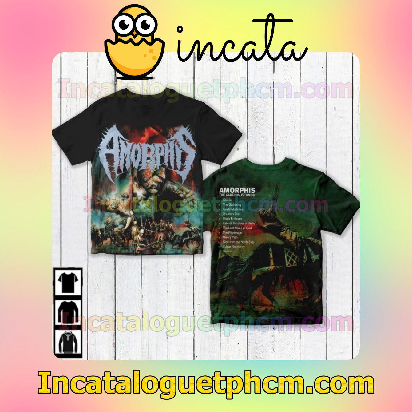 Amorphis The Karelian Isthmus Album Cover Fan Gift Shirt