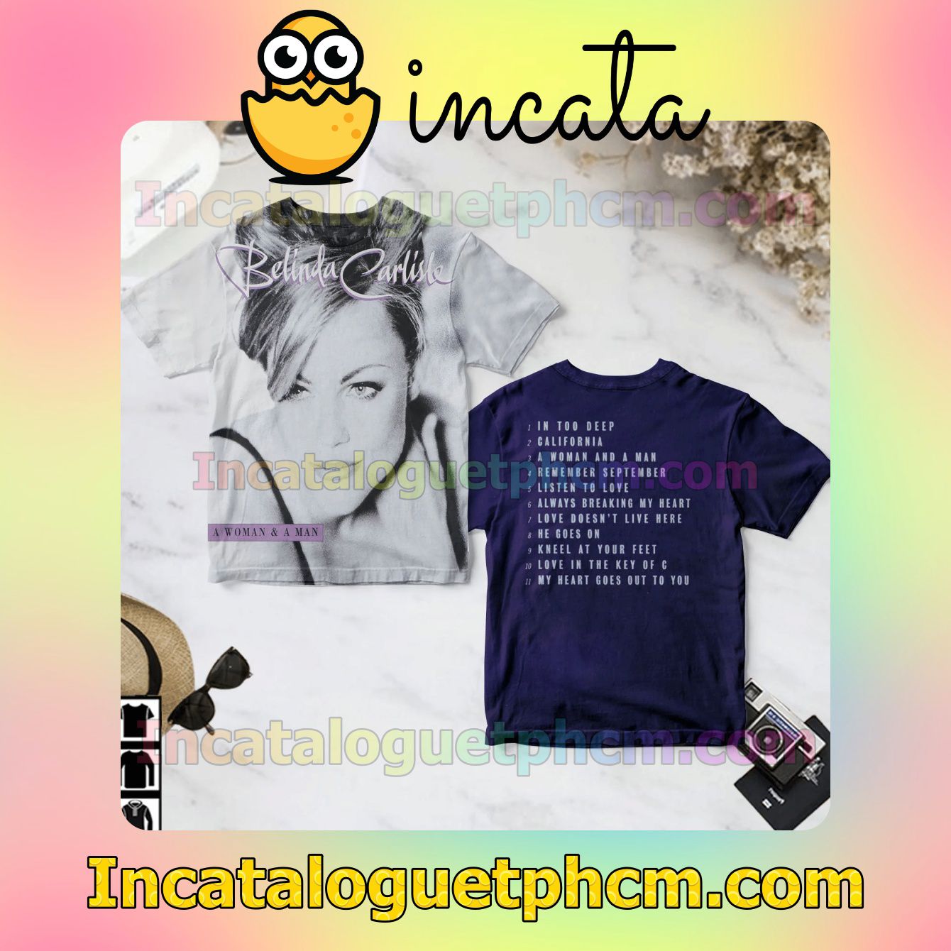 Belinda Carlisle A Woman And A Man Album Fan Gift Shirt
