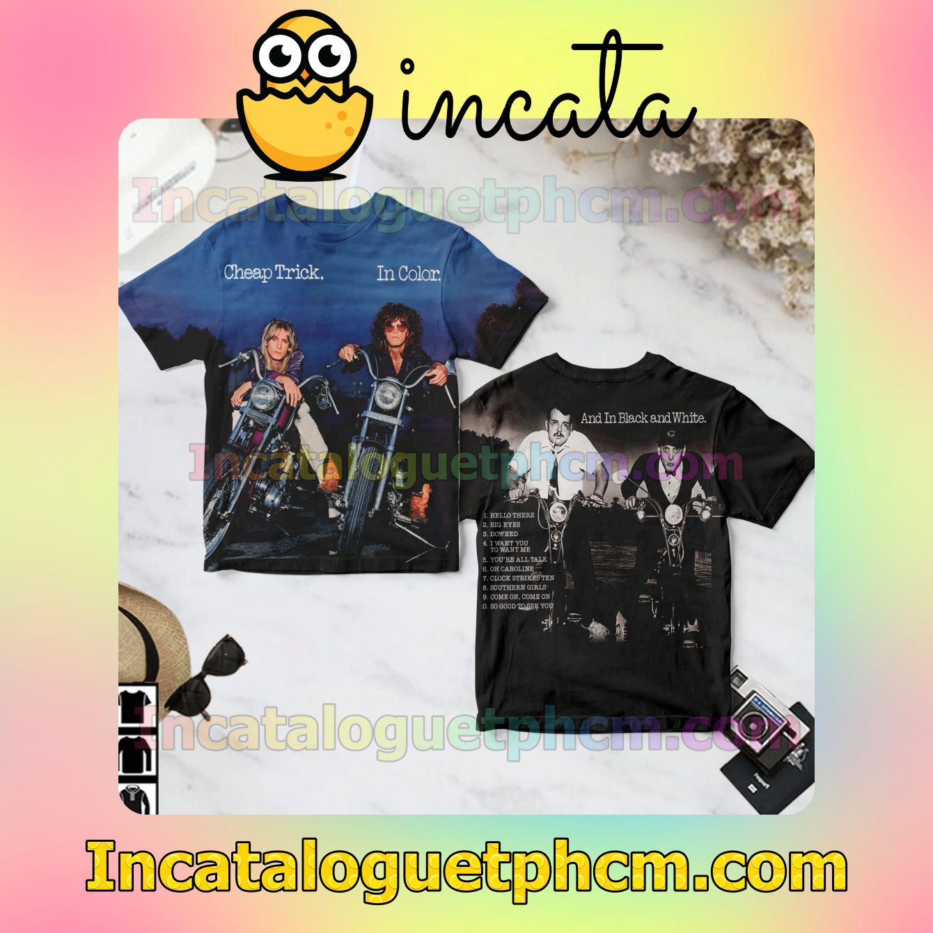Cheap Trick In Color Album Cover Fan Gift Shirt