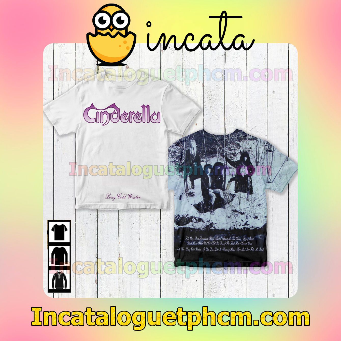 Cinderella Long Cold Winter Album Fan Gift Shirt