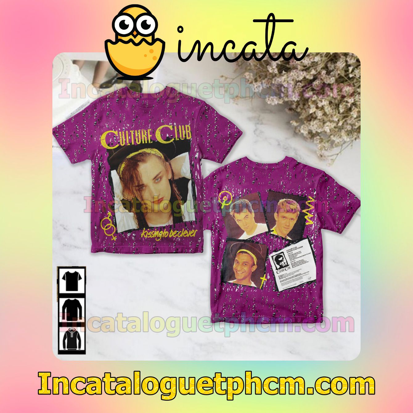 Culture Club Kissing To Be Clever Album Fan Gift Shirt