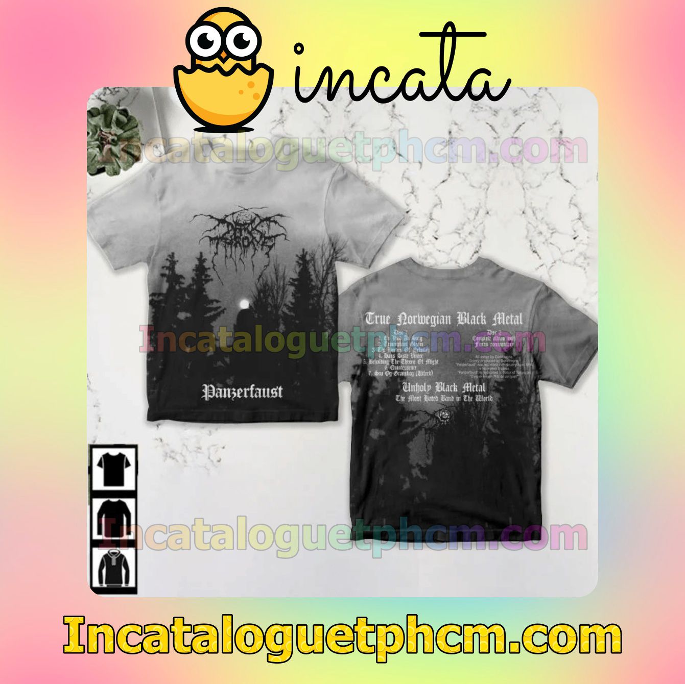 Darkthrone Panzerfaust Album Cover Fan Gift Shirt