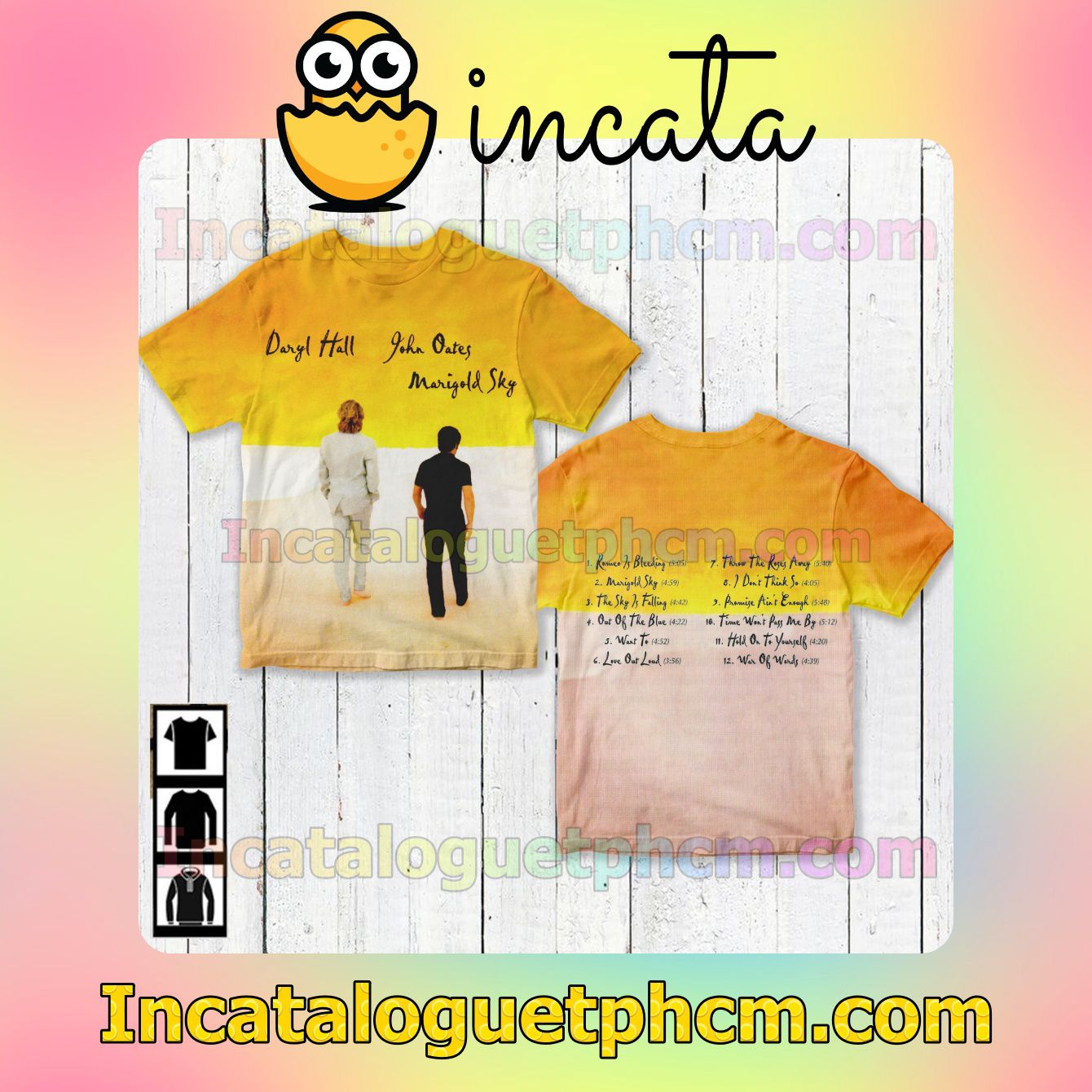 Daryl Hall And John Oates Marigold Sky Album Fan Gift Shirt
