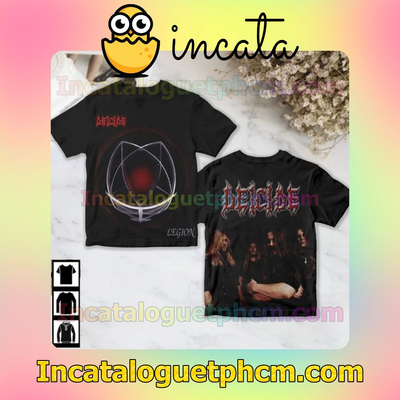 Deicide Legion Album Cover Fan Gift Shirt