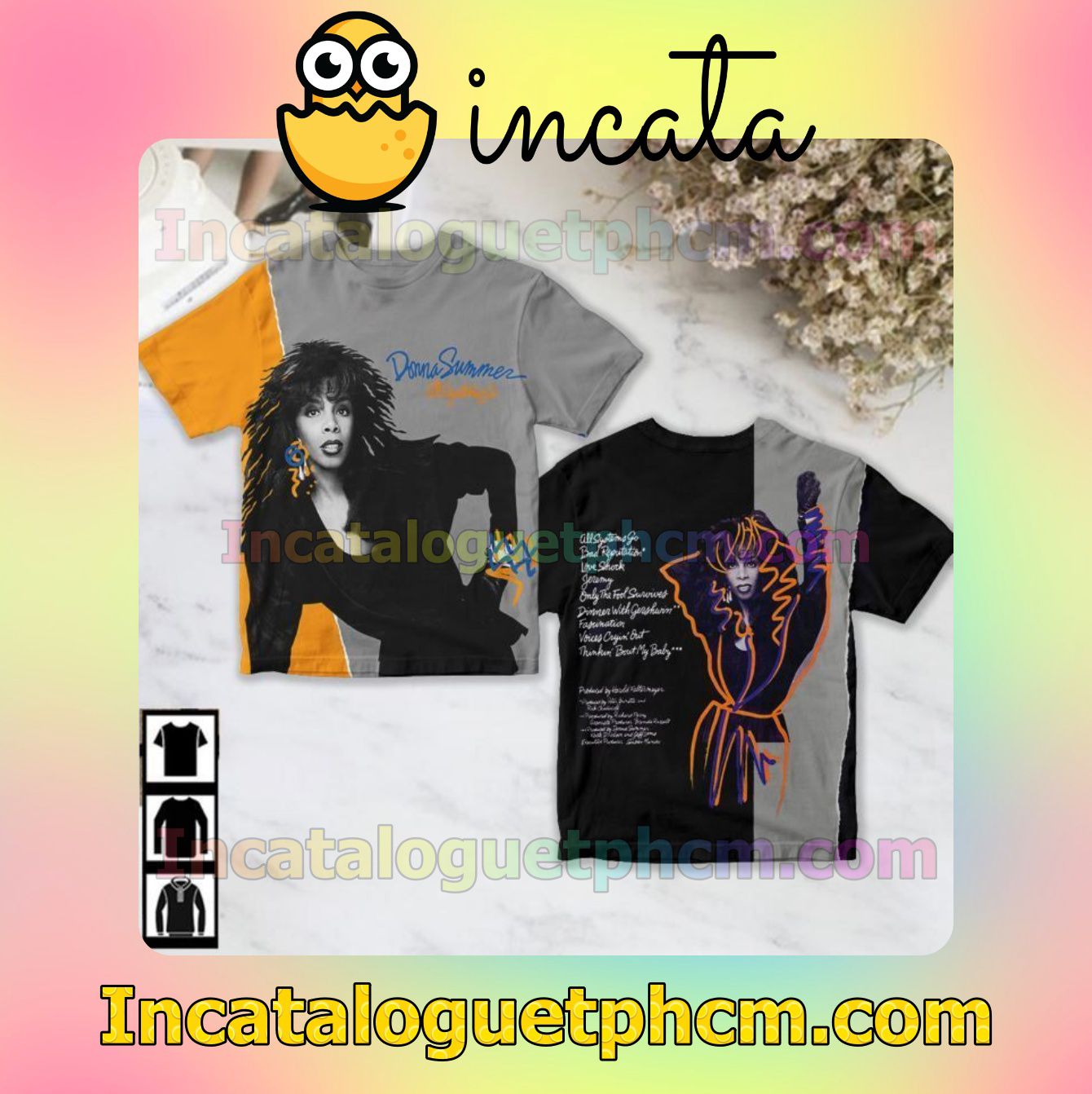 Donna Summer All Systems Go Album Cover Fan Gift Shirt