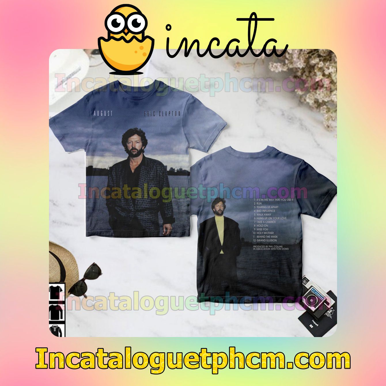 Eric Clapton August Album Cover Fan Gift Shirt