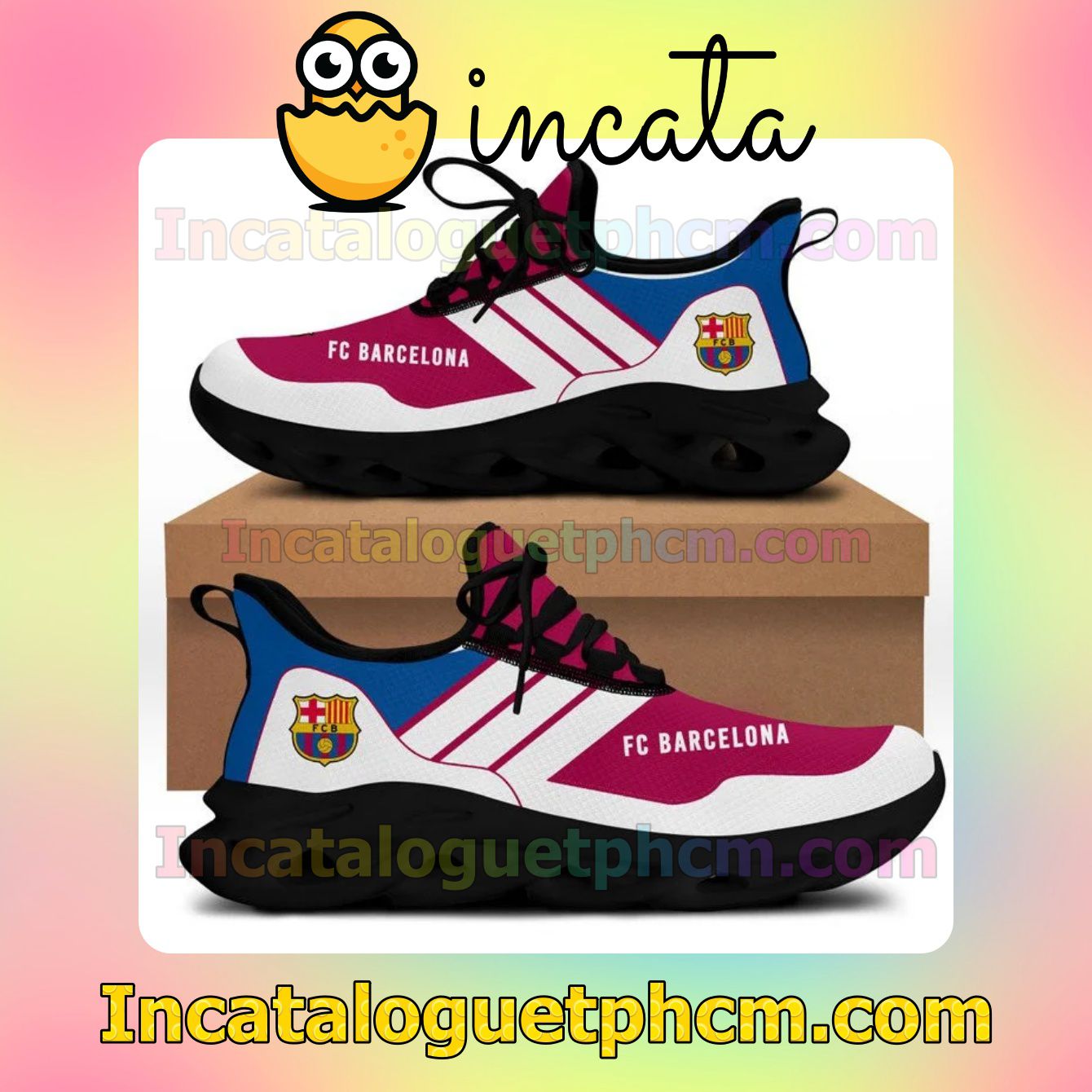 Perfect FC Barcelona Womens Walking Running Shoes