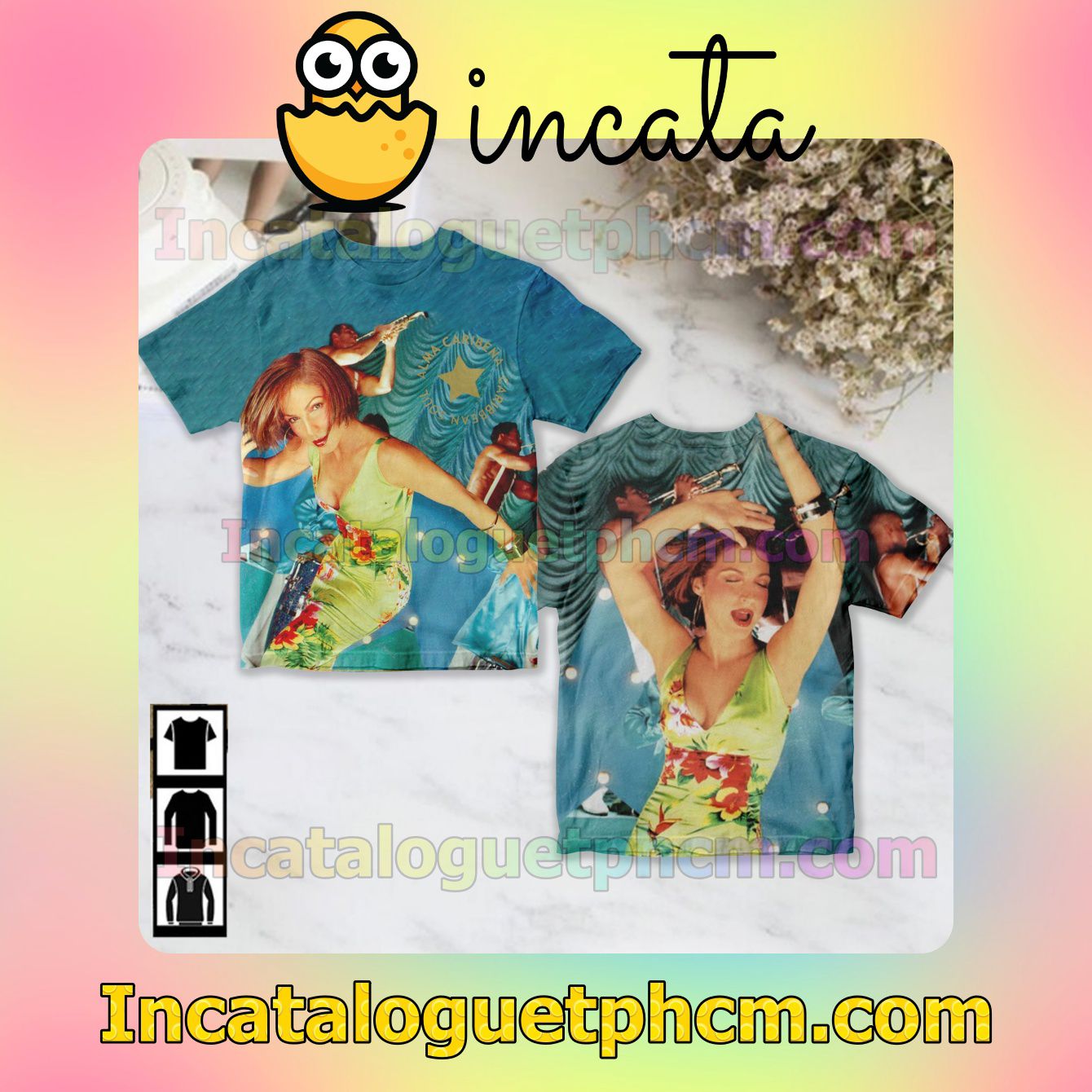 Gloria Estefan Alma Caribena Caribbean Soul Album Fan Gift Shirt