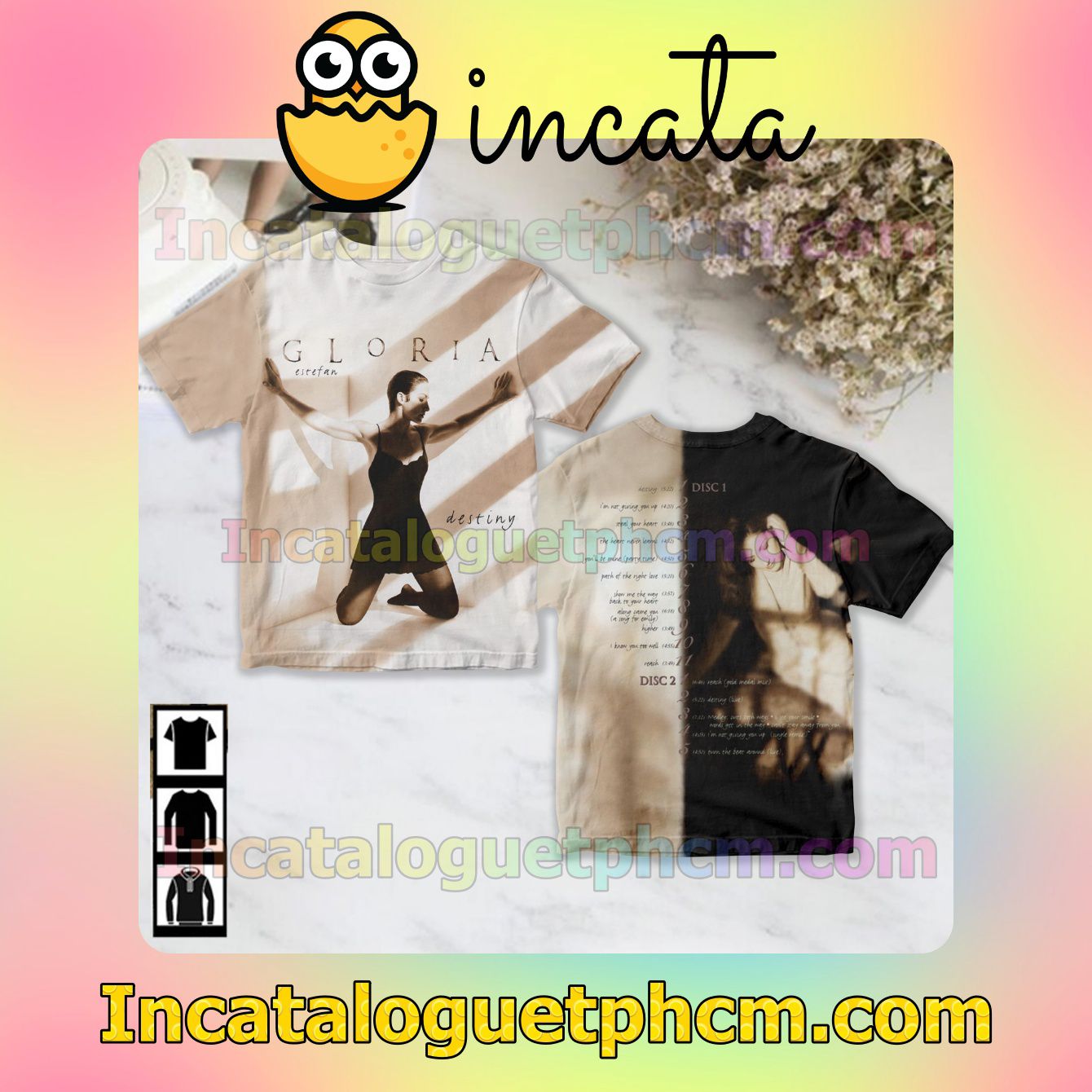 Gloria Estefan Destiny Album Cover Fan Gift Shirt