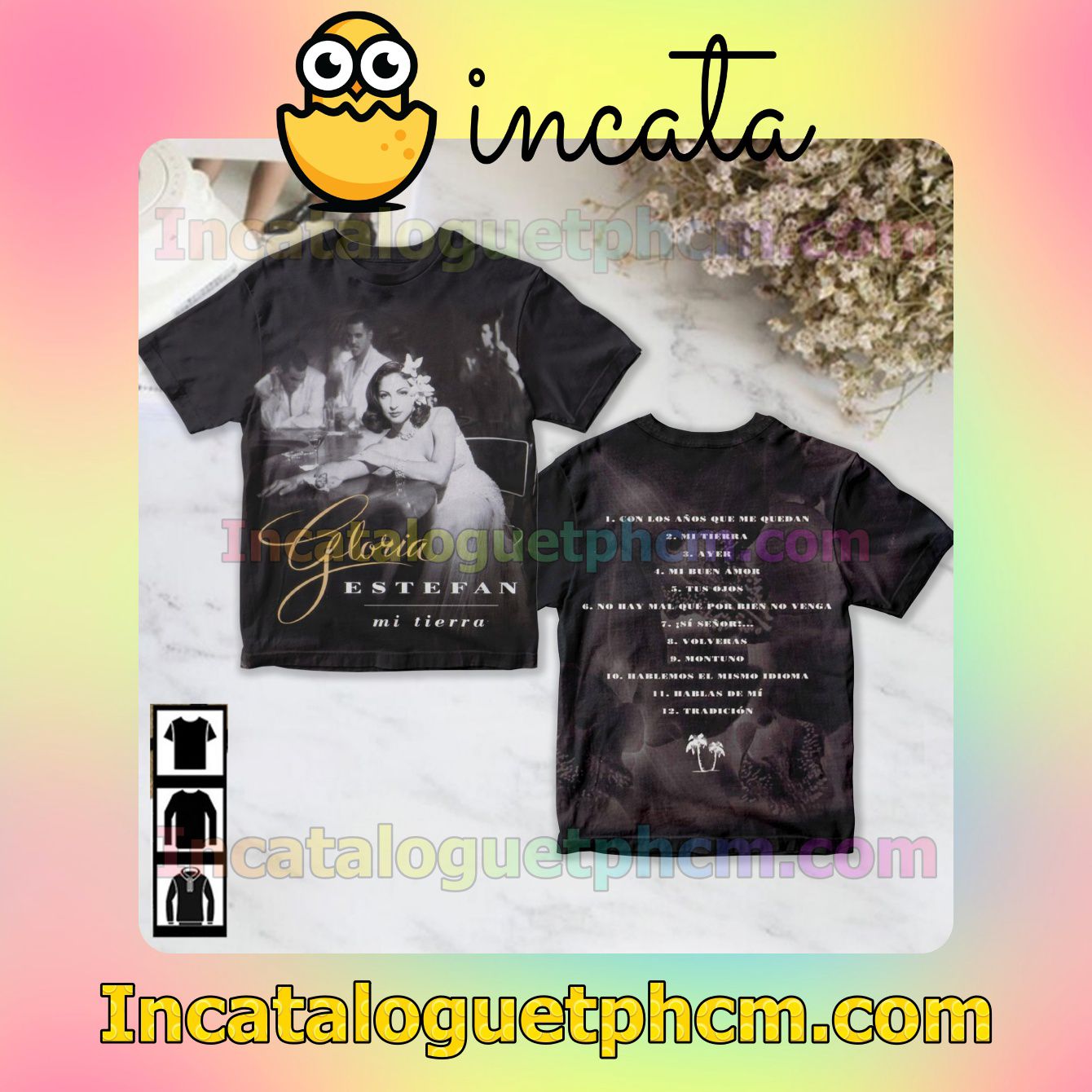 Gloria Estefan Mi Tierra Album Fan Gift Shirt