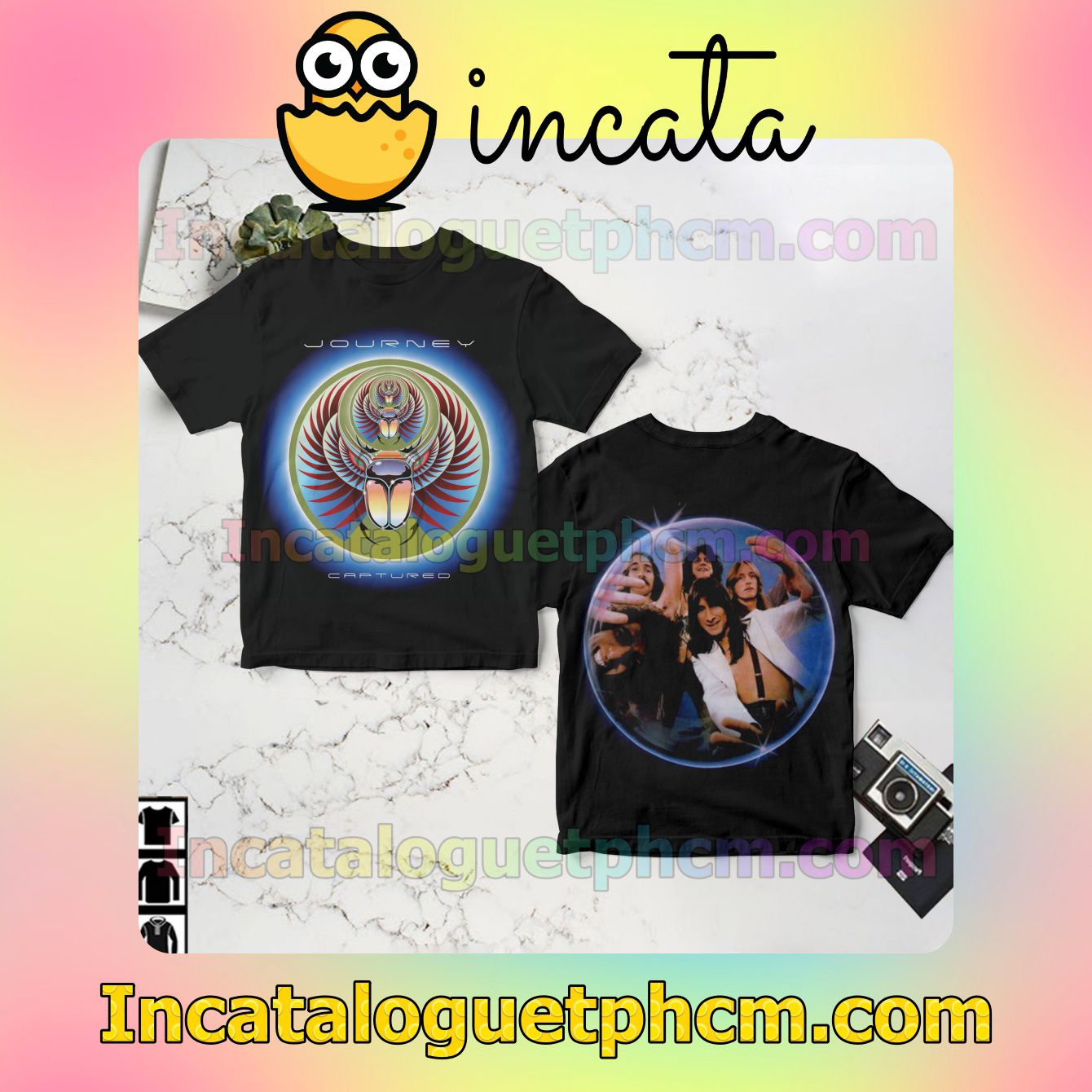 Journey Captured Album Cover Fan Gift Shirt