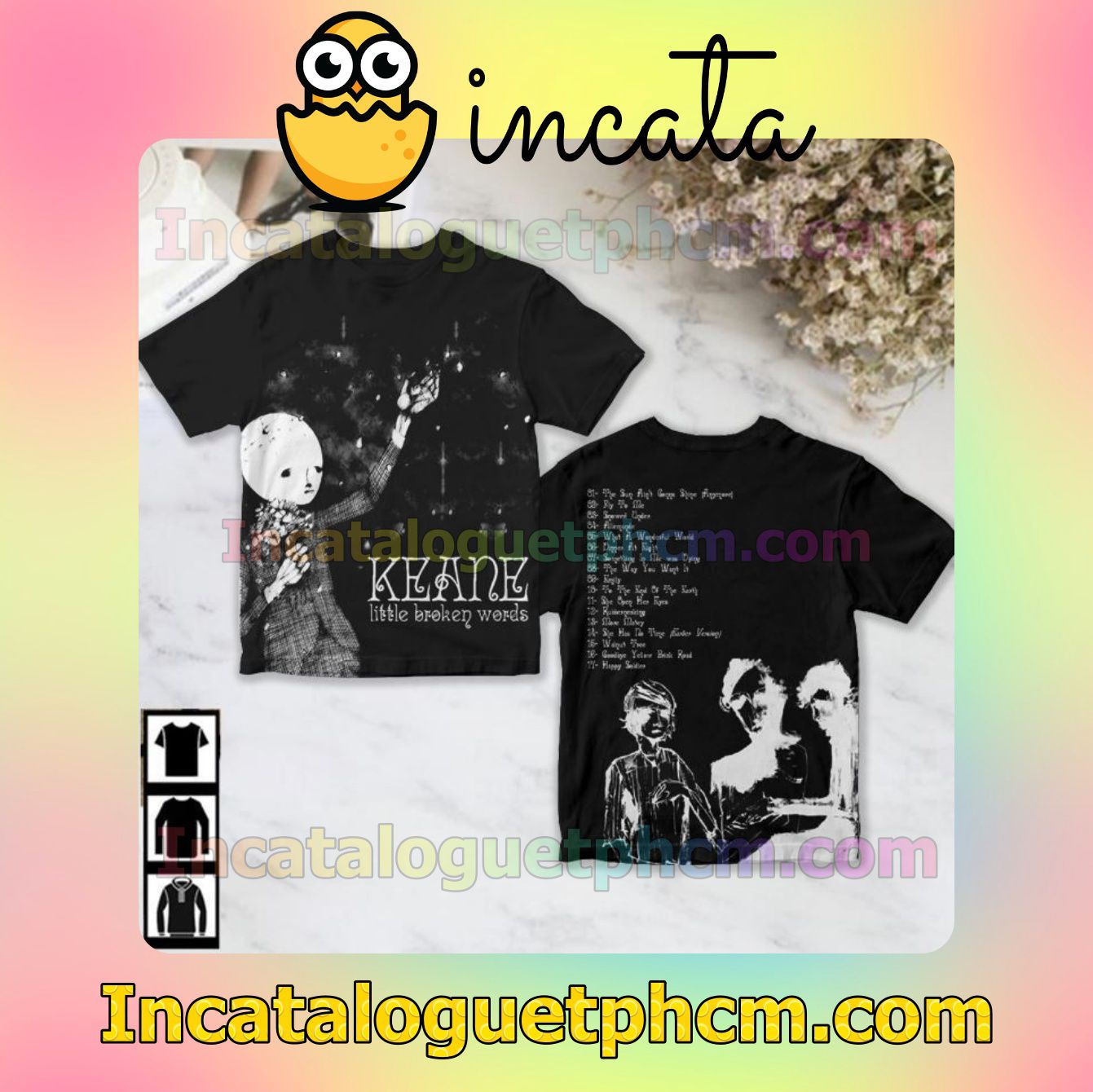 Keane Little Broken Words Album Cover Fan Gift Shirt