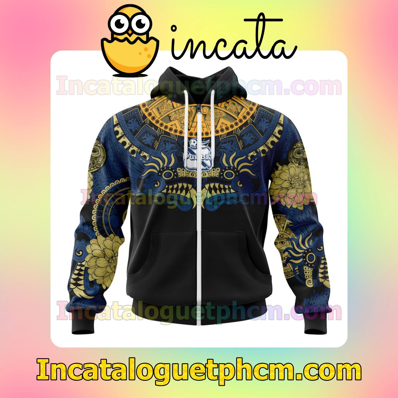 Us Store Liga MX Club Puebla Native Personalized Jersey Hoodie, Unisex Tee