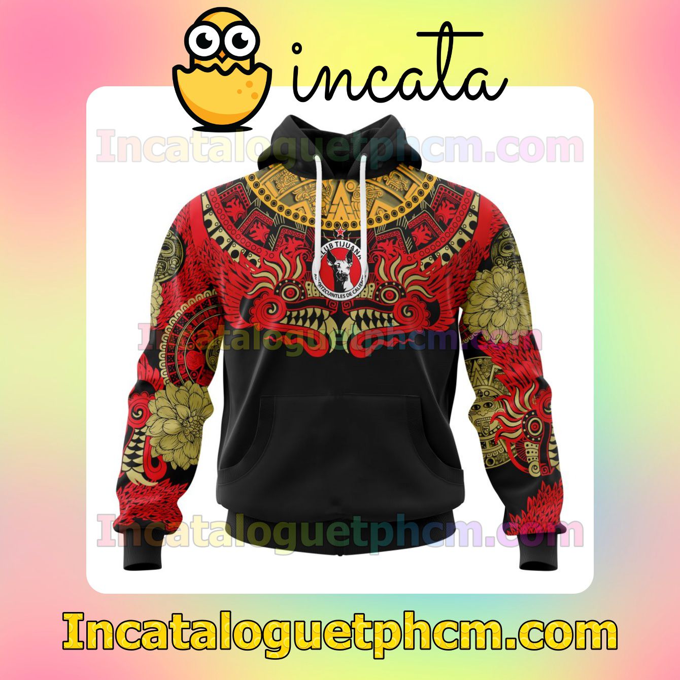 Liga MX Club Tijuana Native Personalized Jersey Hoodie, Unisex Tee
