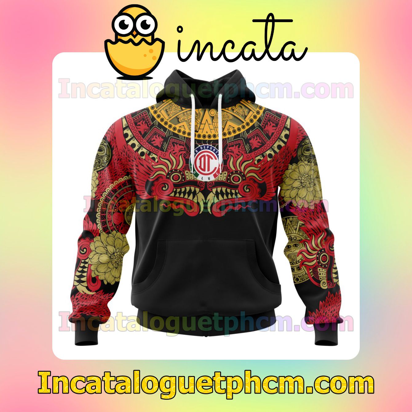 Liga MX Deportivo Toluca Native Personalized Jersey Hoodie, Unisex Tee