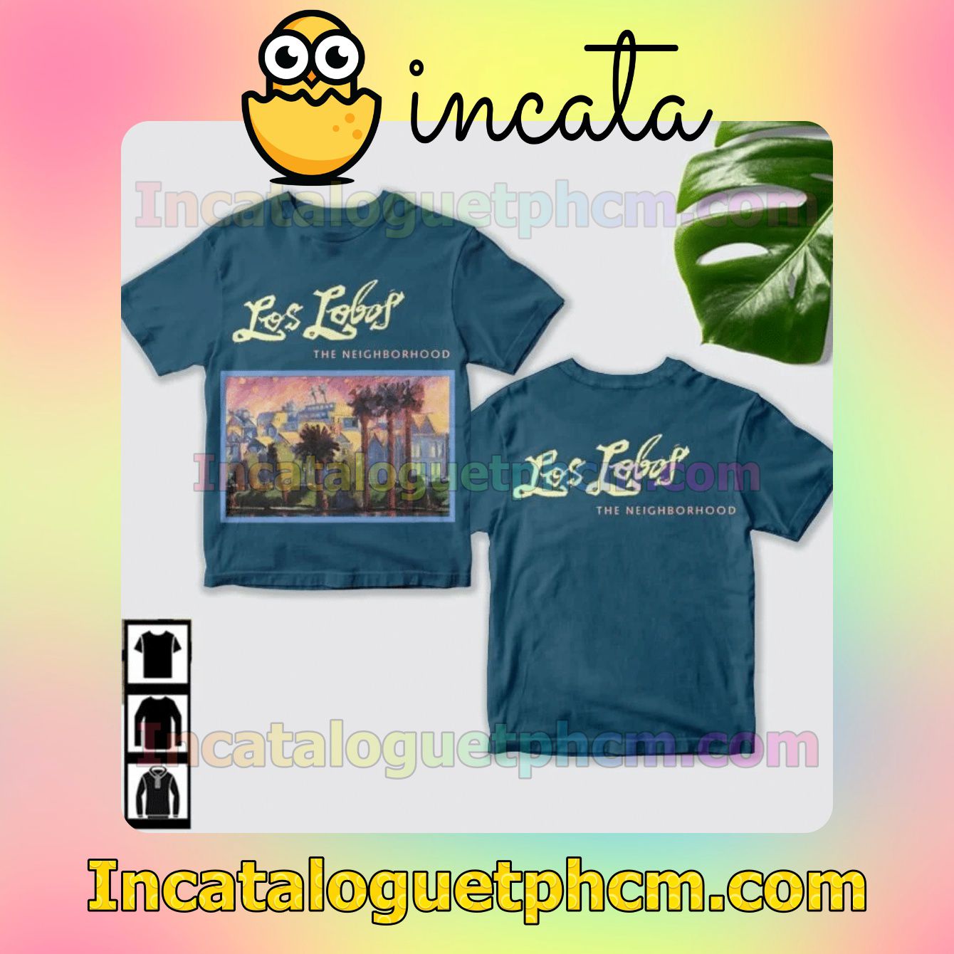 Los Lobos The Neighborhood Album Cover Fan Gift Shirt