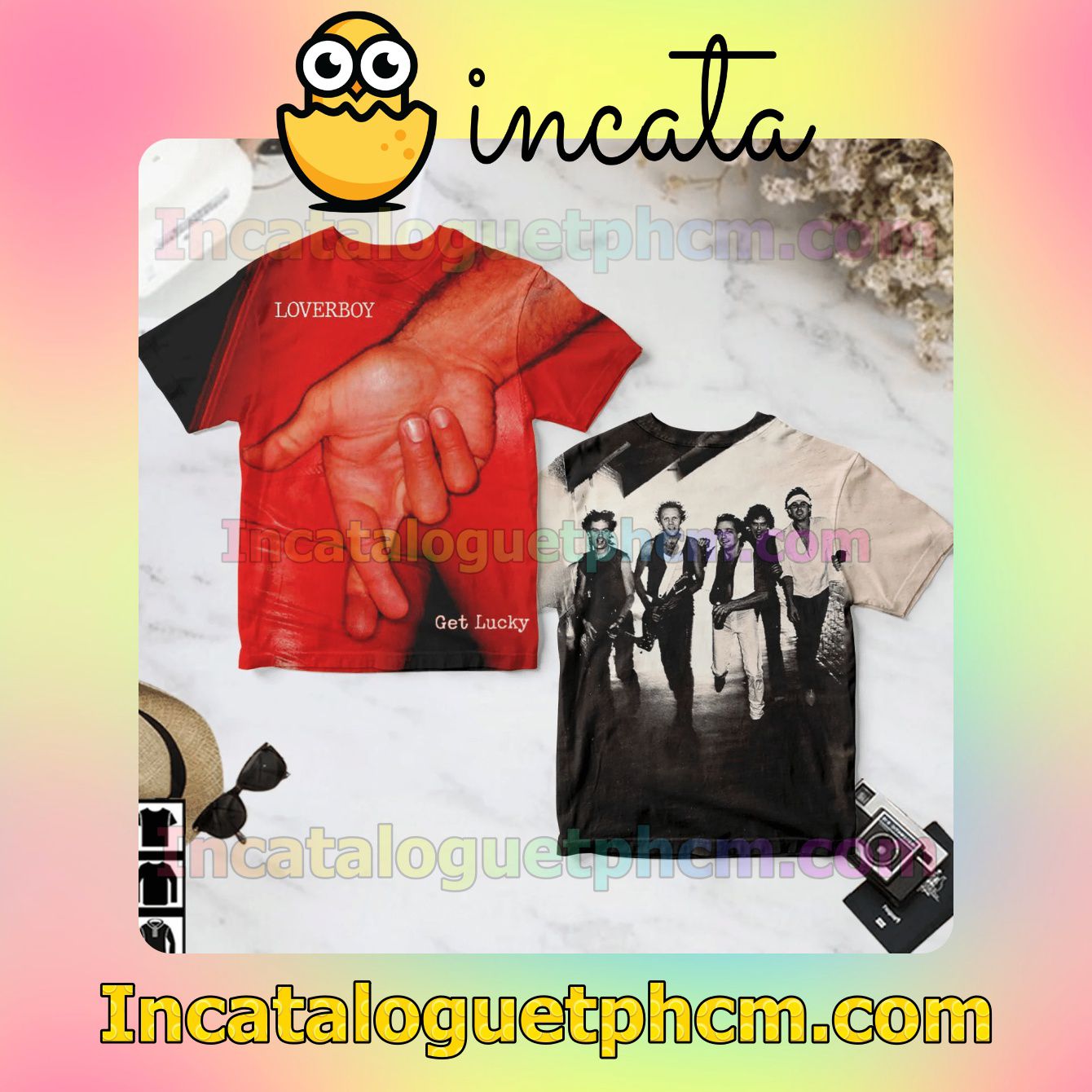 Loverboy Get Lucky Album Cover Fan Gift Shirt