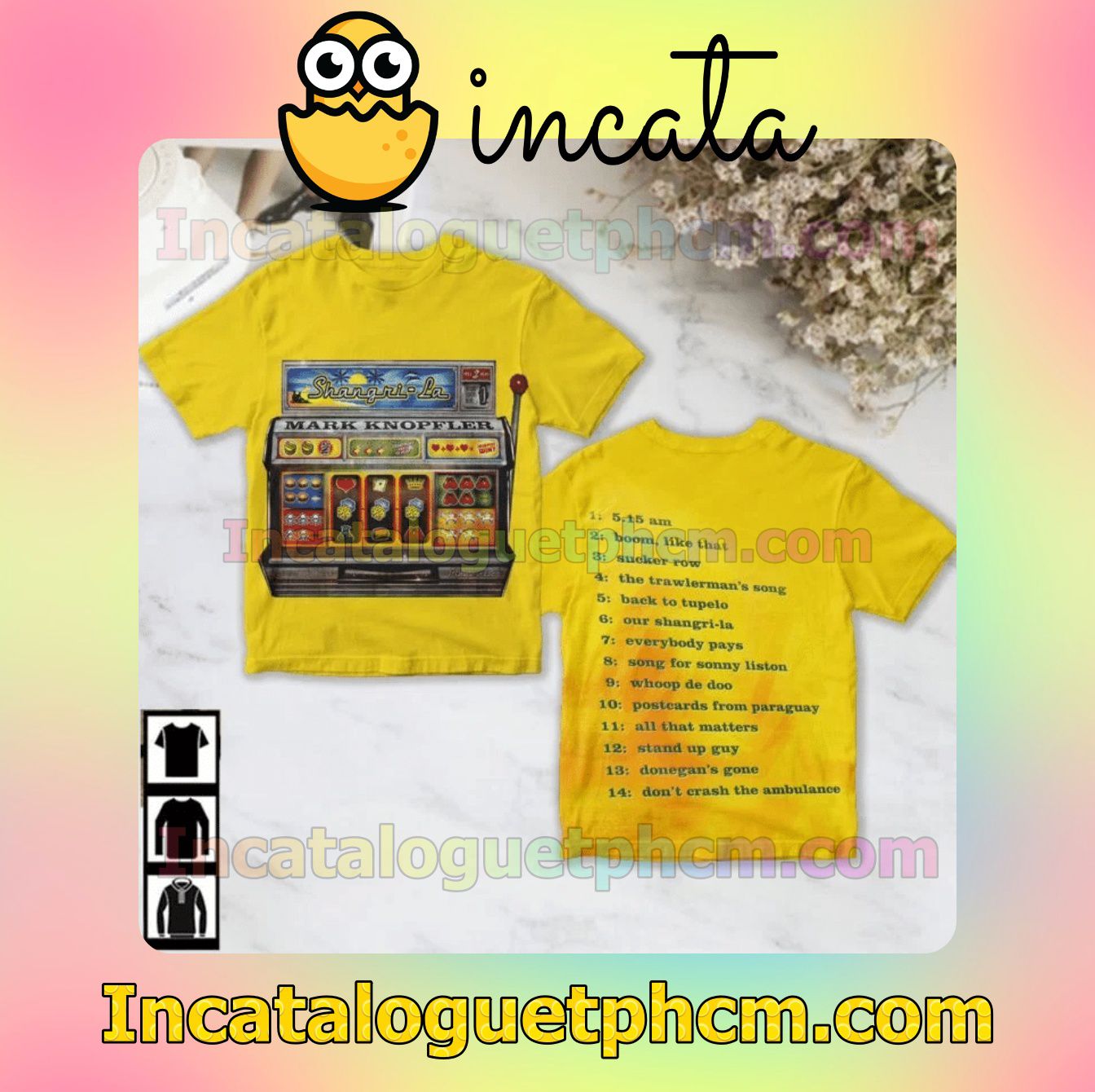 Mark Knopfler Shangri-la Album Cover Fan Gift Shirt