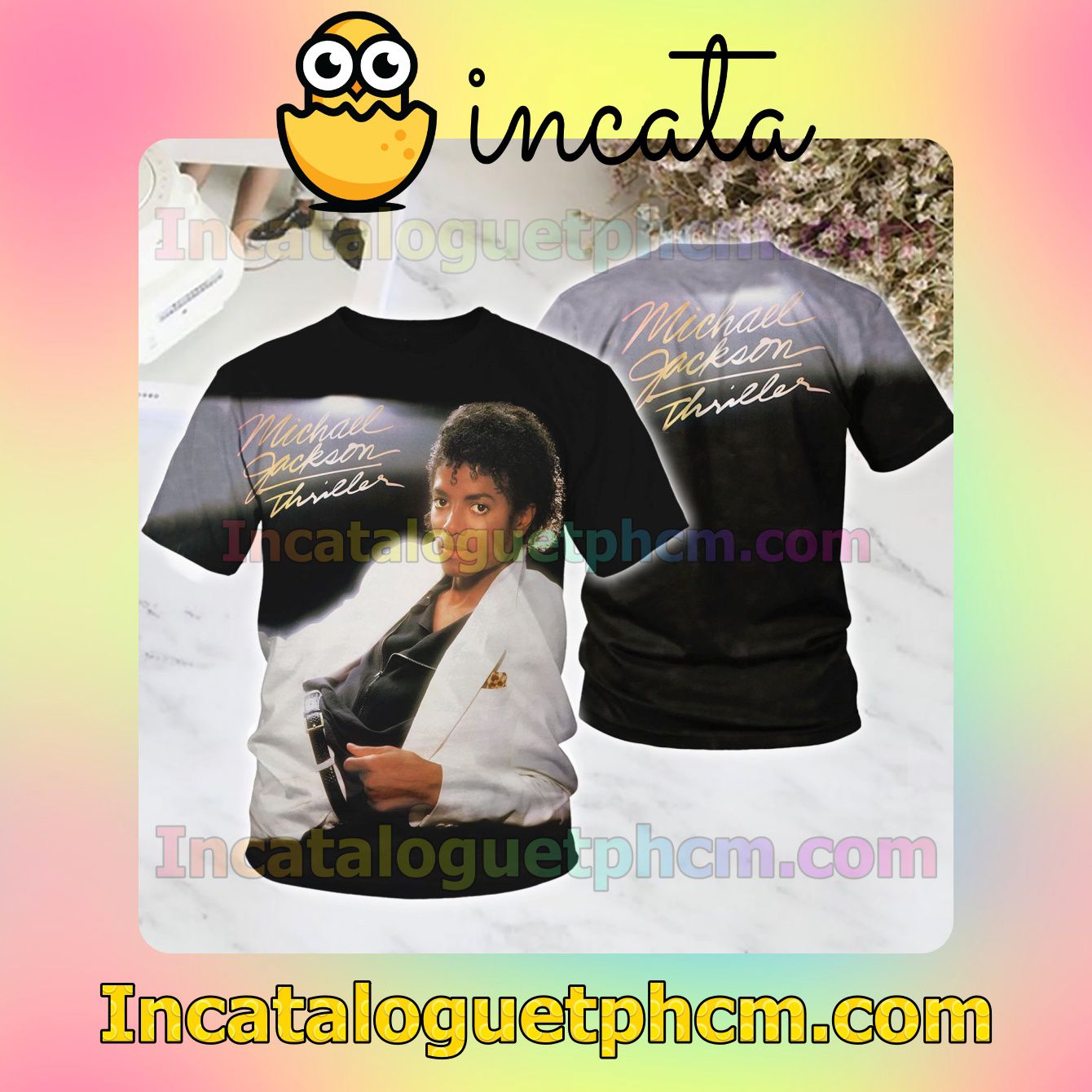 Michael Jackson Thriller Album Cover Fan Gift Shirt