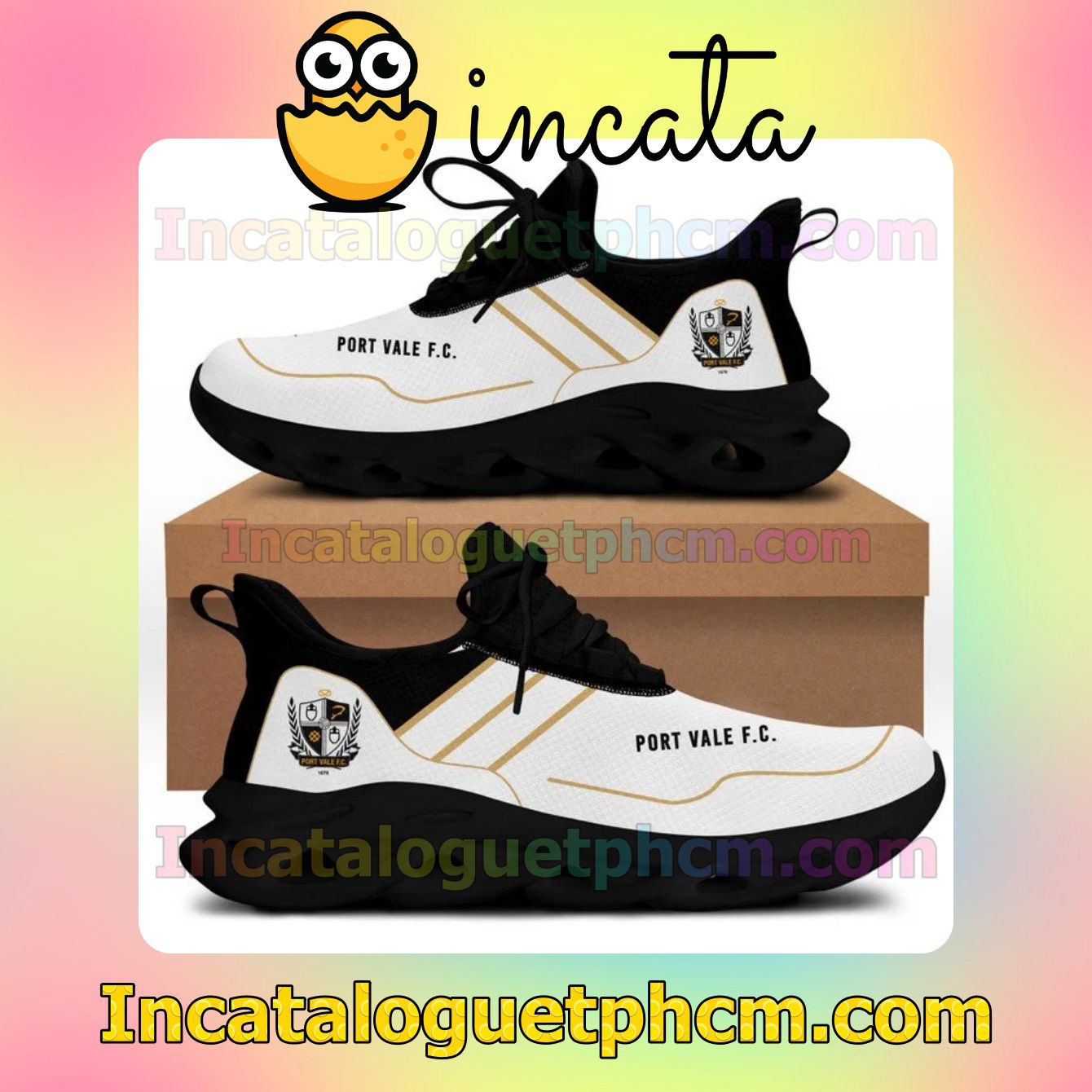 Port Vale FC Womens Walking Running Shoes