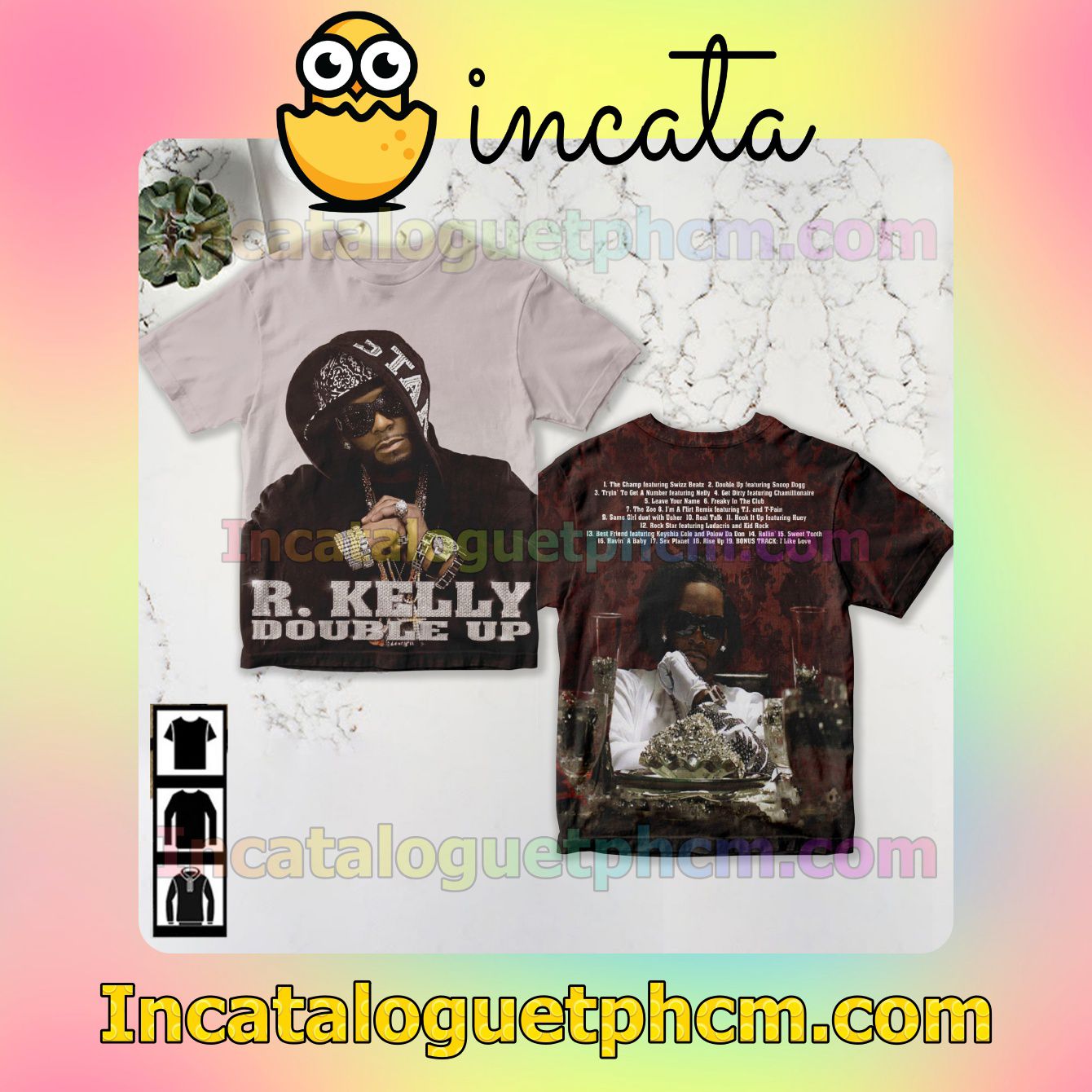 R. Kelly Double Up Album Cover Fan Gift Shirt