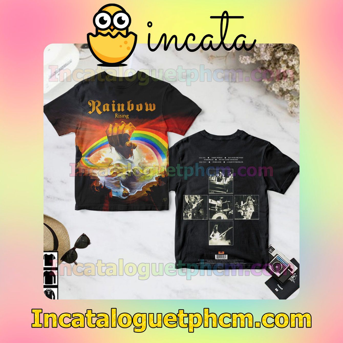 Rainbow Rising Album Fan Gift Shirt