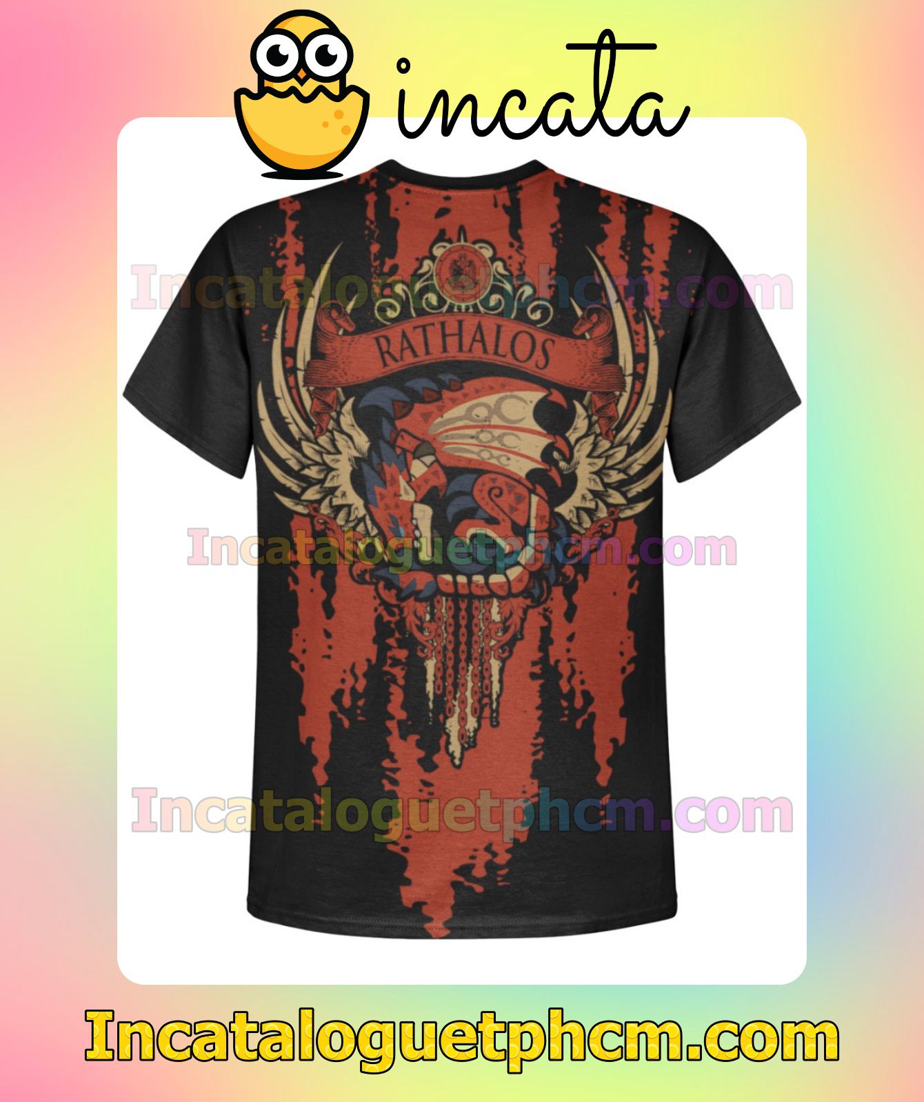 All Over Print Rathalos Monster Hunter World Fan Gift Shirt