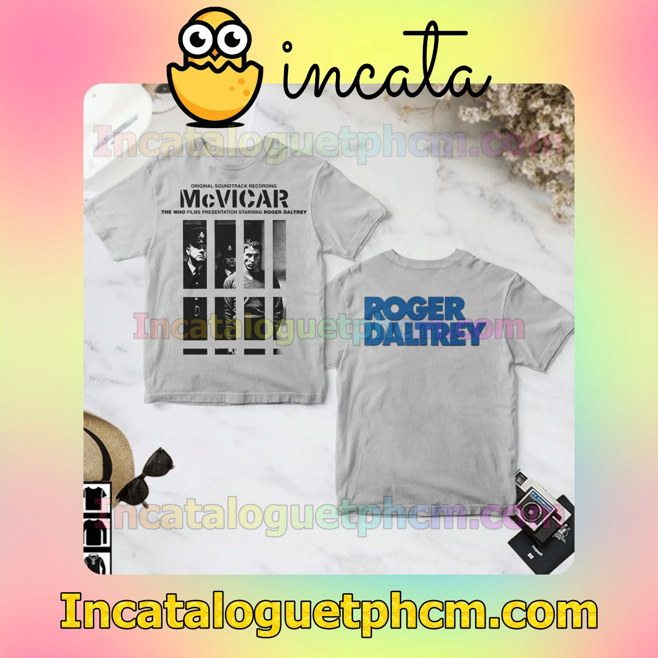 Roger Daltrey Mcvicar Soundtrack Album Cover Fan Gift Shirt