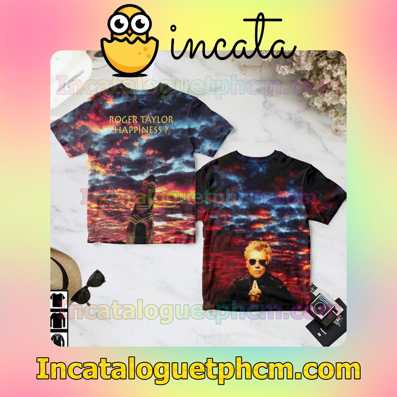 Roger Taylor Happiness Album Cover Fan Gift Shirt