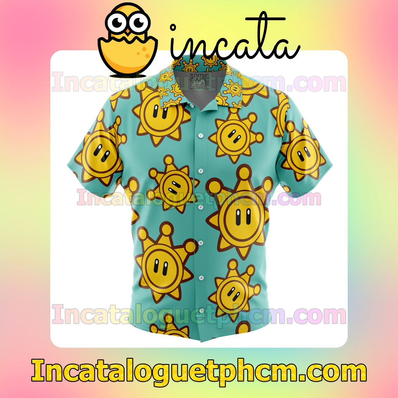 Check out Shine Sprite Super Mario Sunshine Fan Short Sleeve Shirt