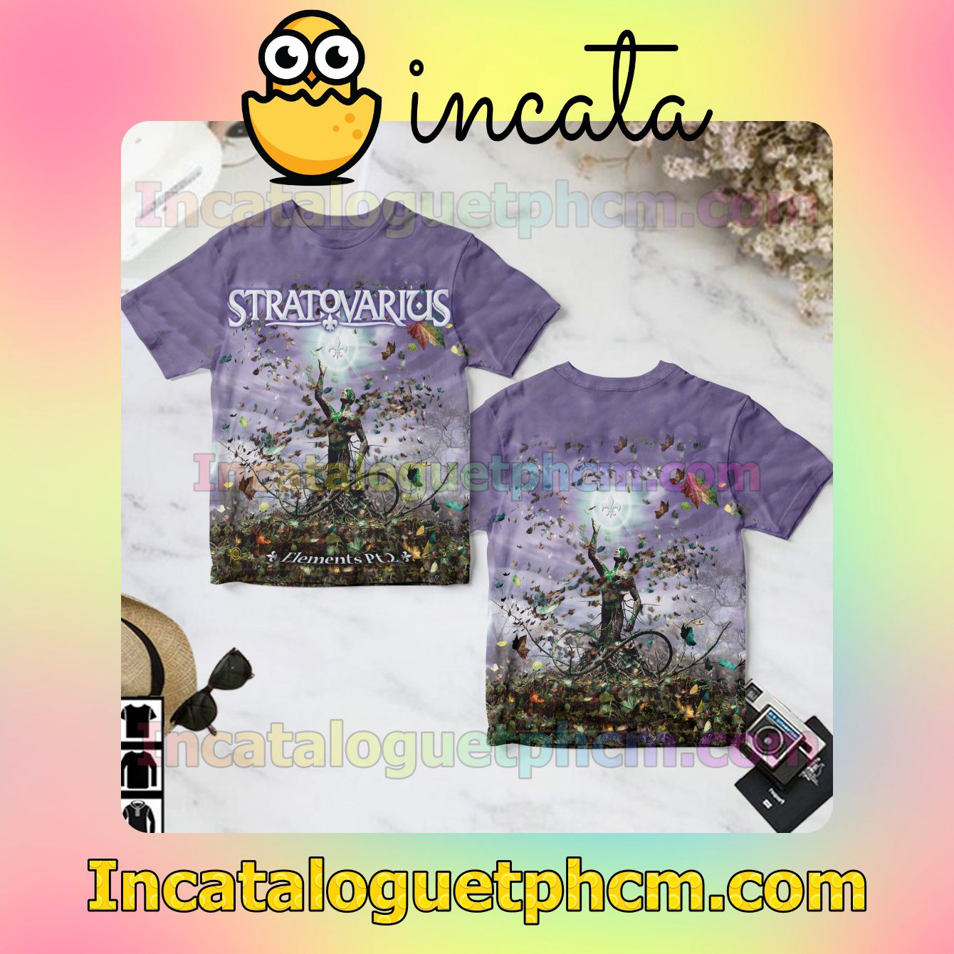 Stratovarius Elements Pt. 2 Album Fan Gift Shirt
