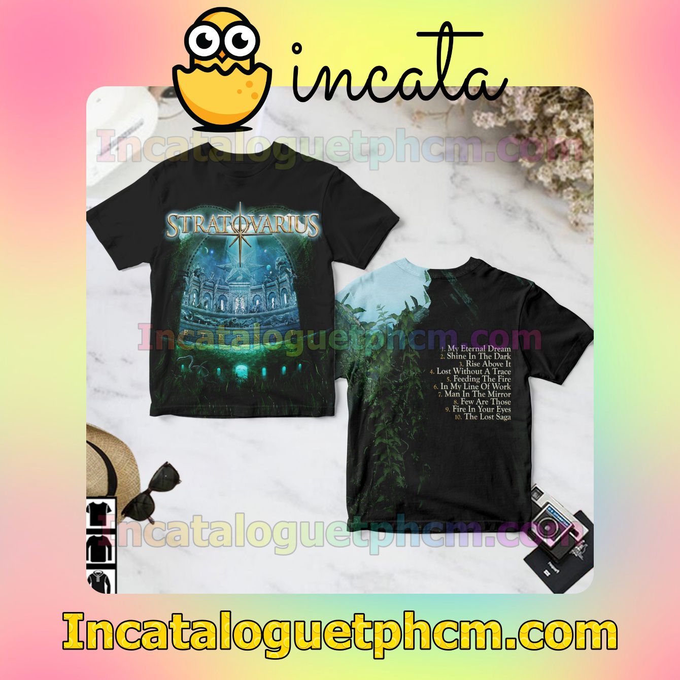 Stratovarius Eternal Album Cover Fan Gift Shirt