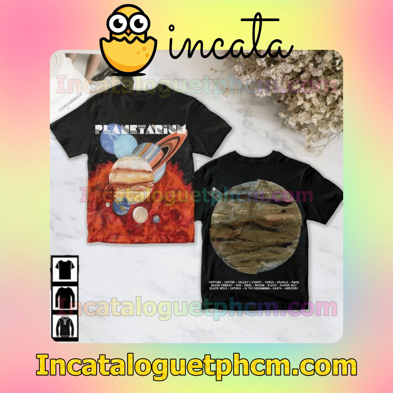 Sufjan Stevens Planetarium Album Cover Fan Gift Shirt