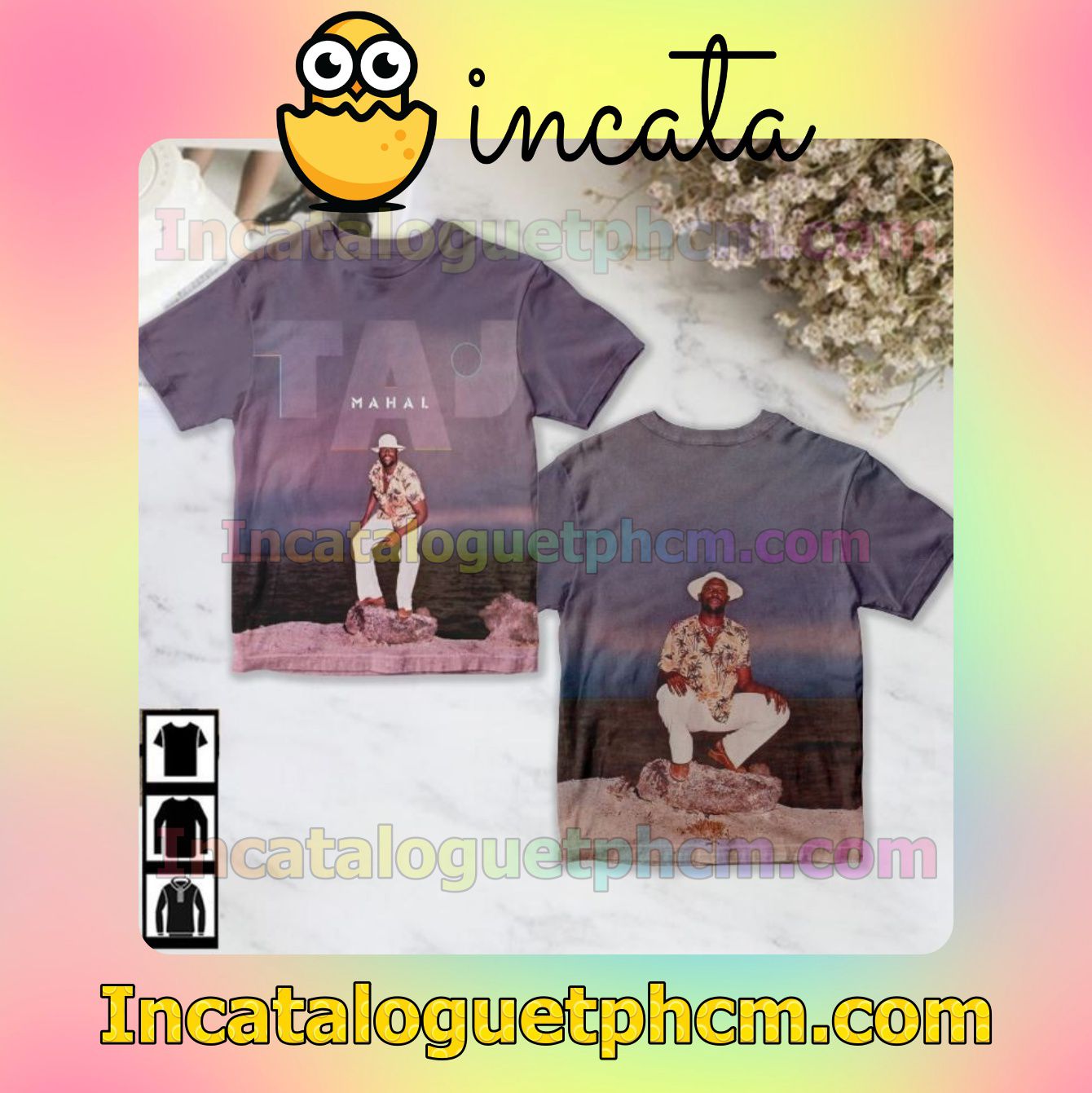 Taj Mahal Evolution Album Cover Fan Gift Shirt