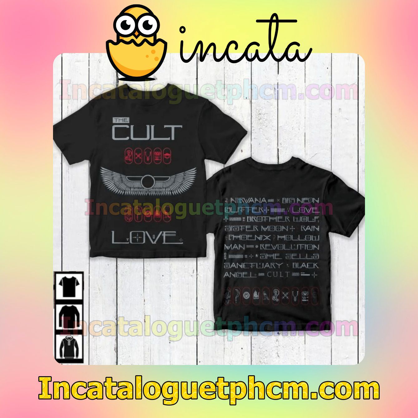 The Cult Love Album Cover Fan Gift Shirt