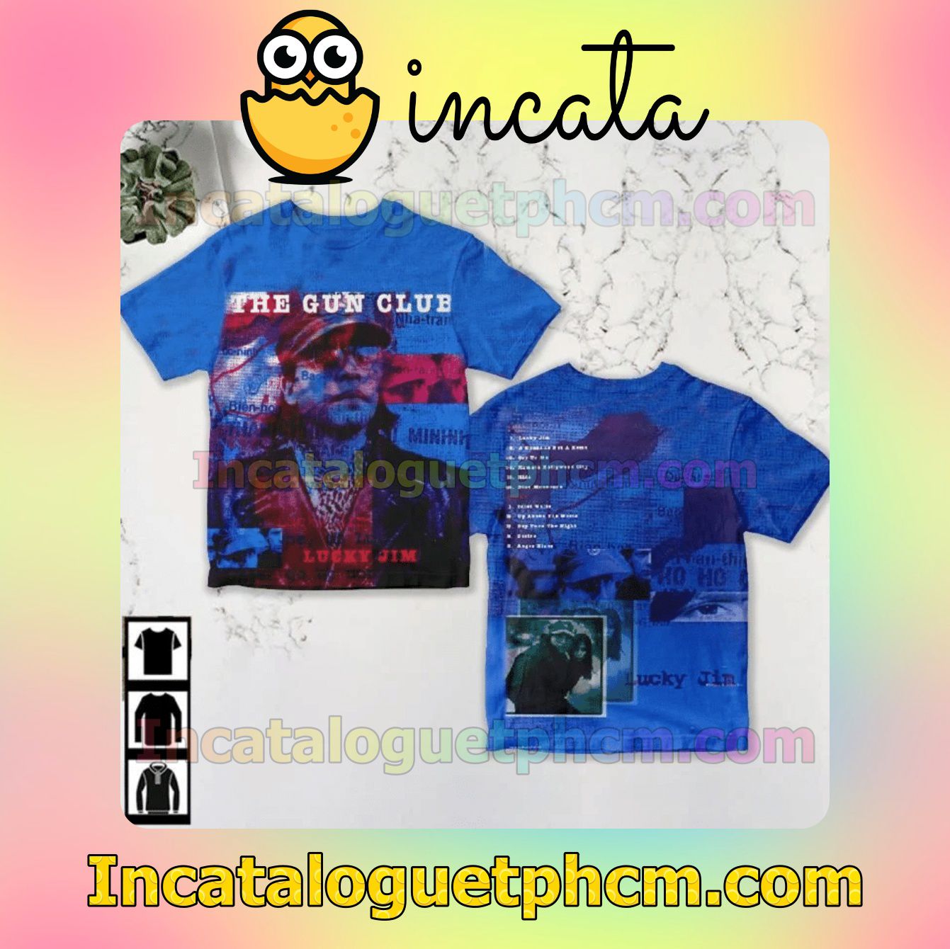 The Gun Club Lucky Jim Album Cover Fan Gift Shirt