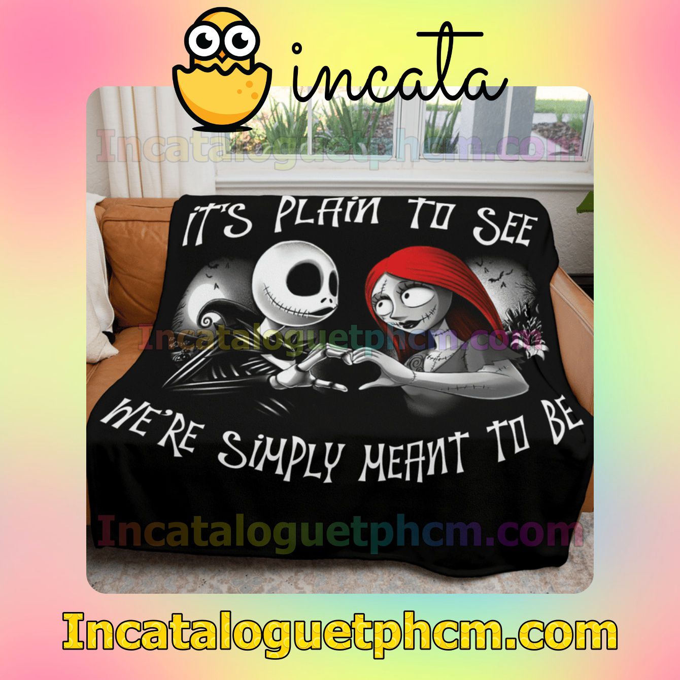 Beautiful The Nightmare Couple Quilt