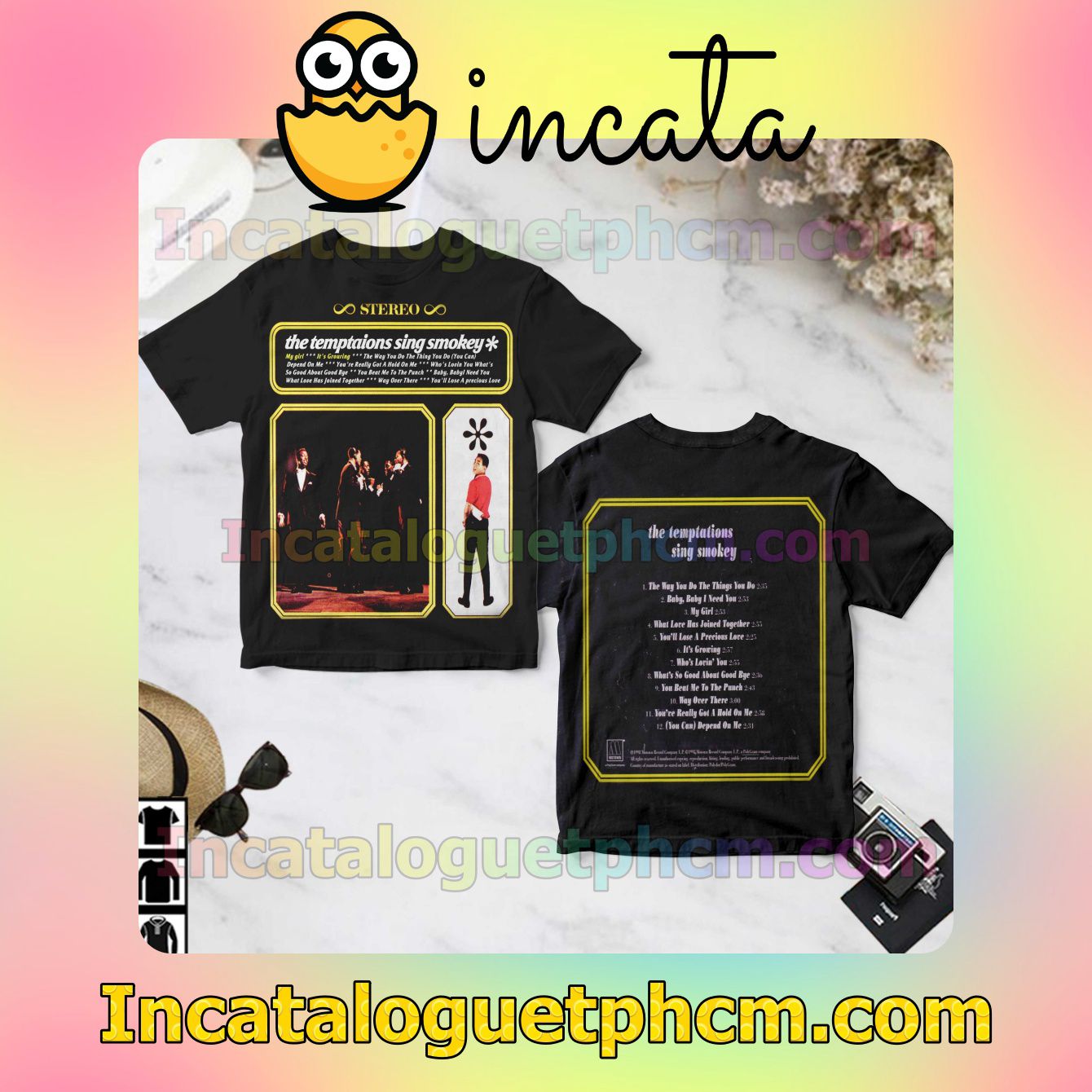 The Temptations Sing Smokey Album Cover Fan Gift Shirt
