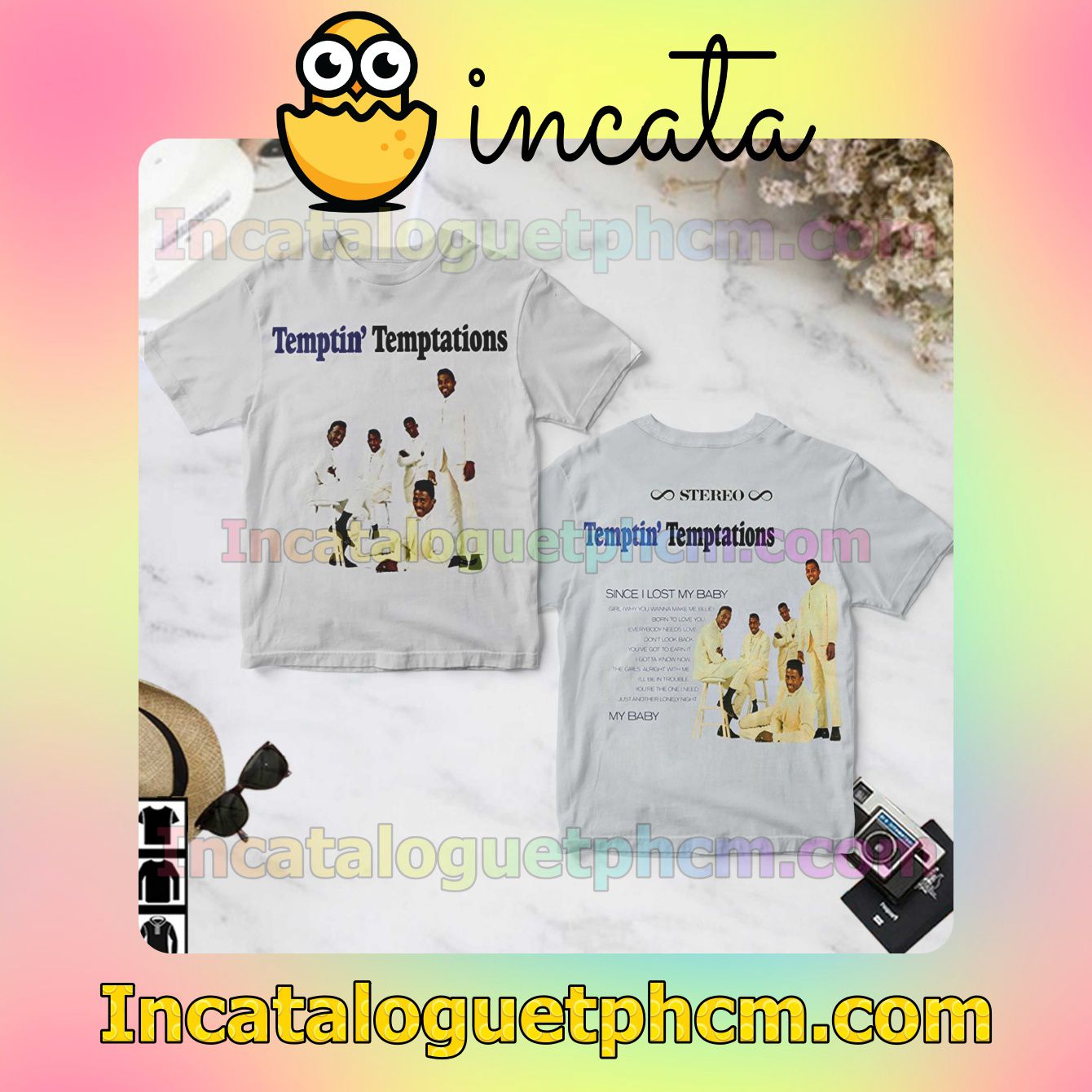The Temptin' Temptations Album Cover Fan Gift Shirt
