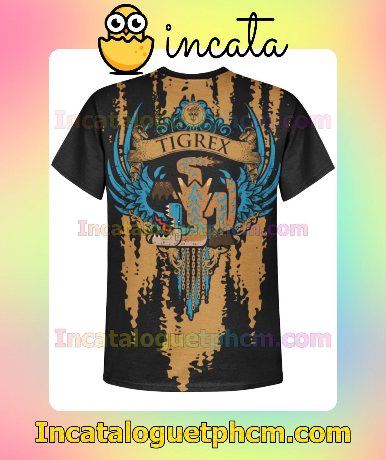 Get Here Tigrex Monster Hunter World Fan Gift Shirt