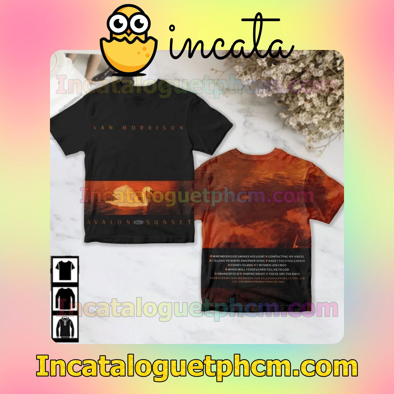 Van Morrison Avalon Sunset Album Fan Gift Shirt