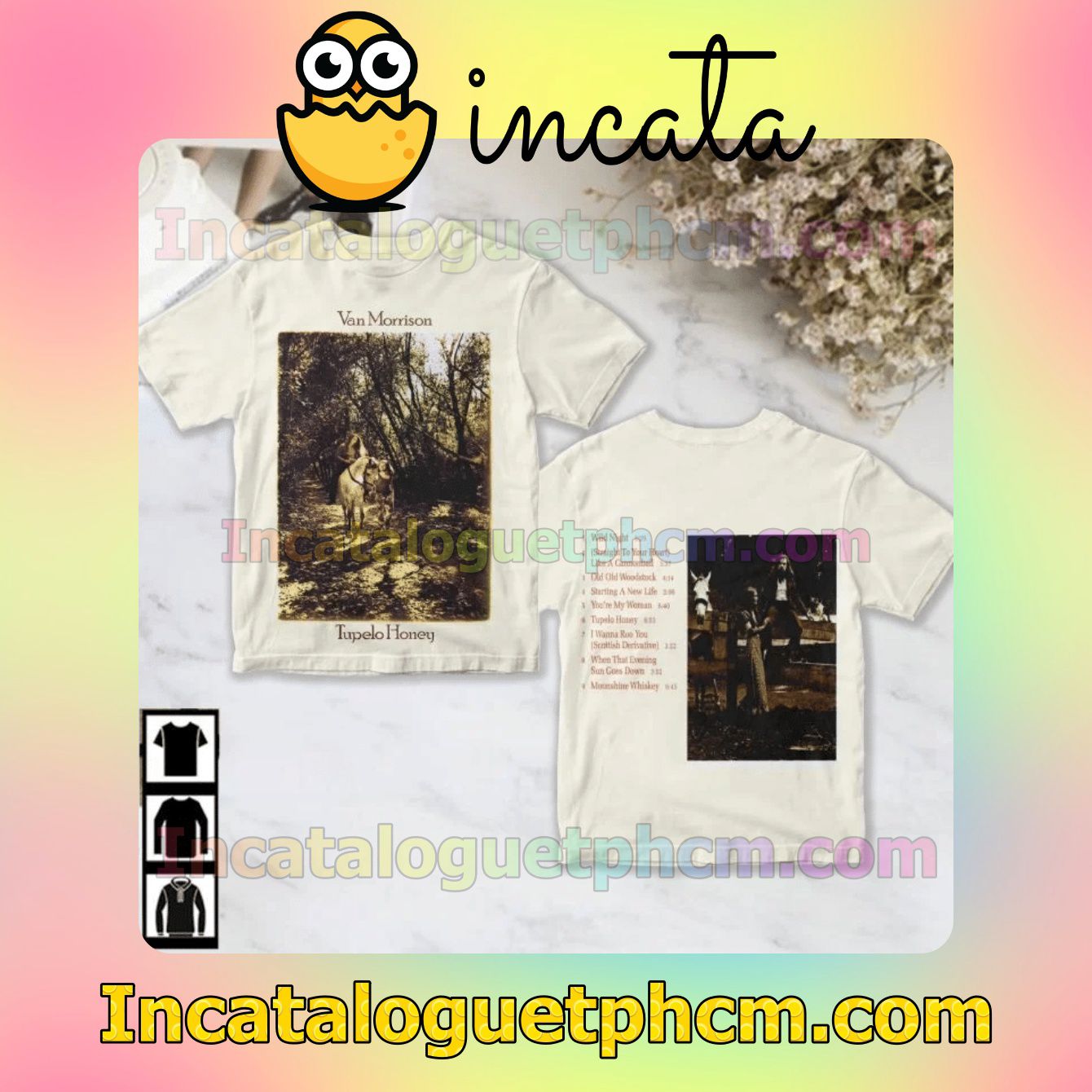 Van Morrison Tupelo Honey Album Fan Gift Shirt
