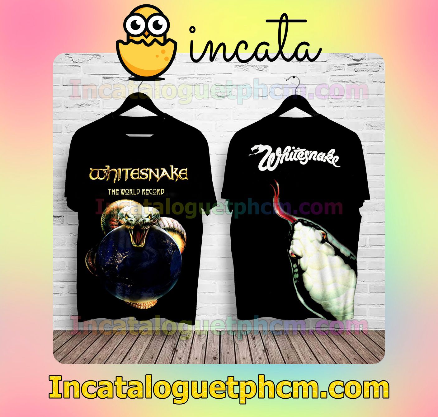 Whitesnake The World Record Fan Gift Shirt