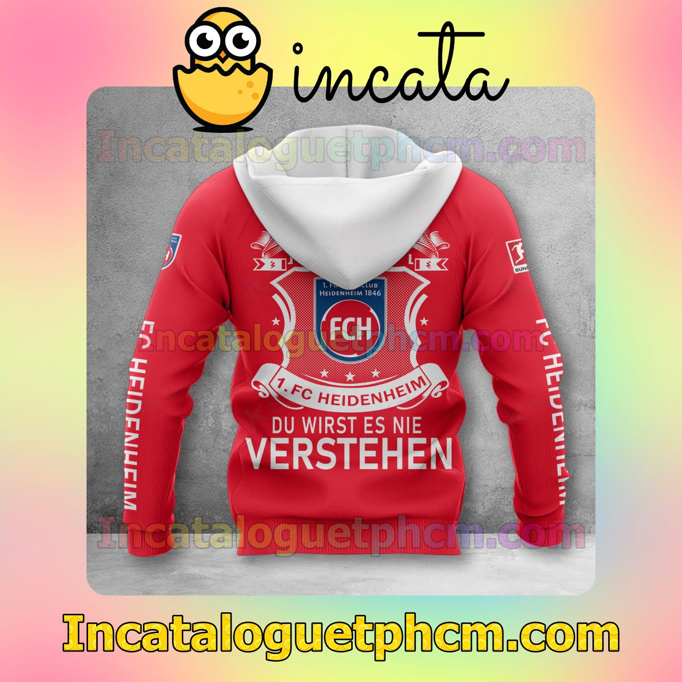 Gorgeous 1. FC Heidenheim 3D Hoodie, Hawaiian Shirt