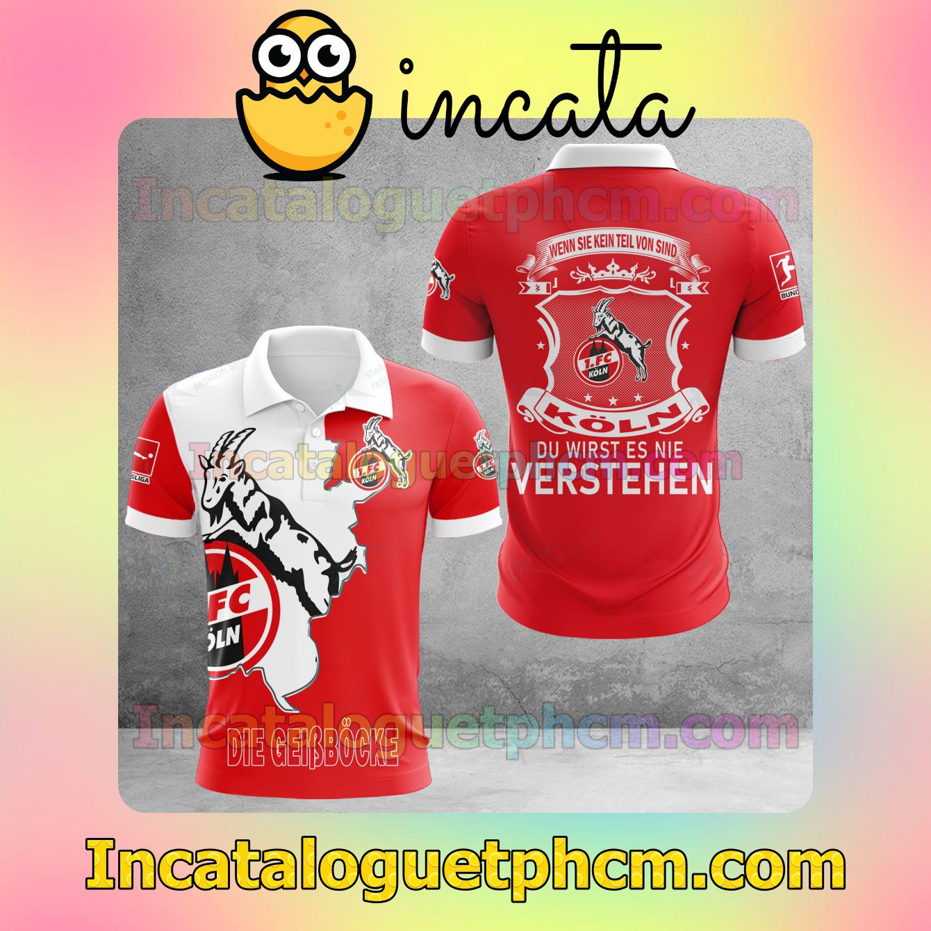 Absolutely Love 1. FC Koln 3D Hoodie, Hawaiian Shirt