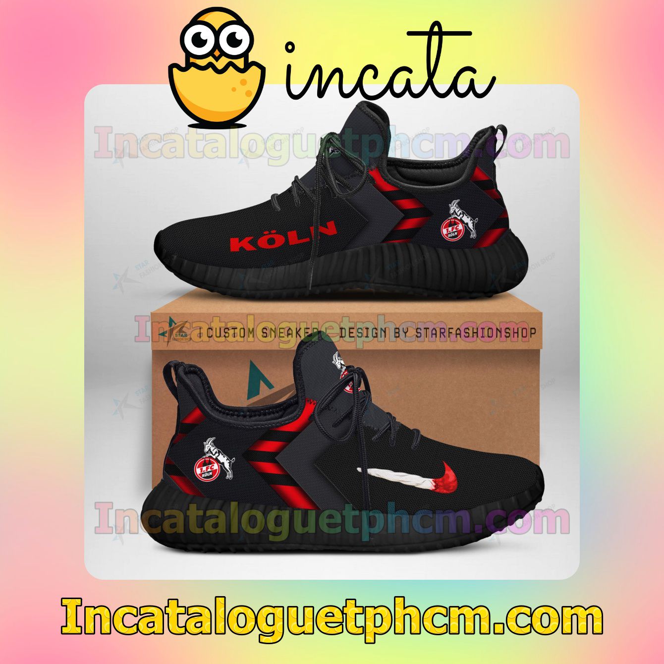 1. FC Koln Ultraboost Yeezy Shoes Sneakers