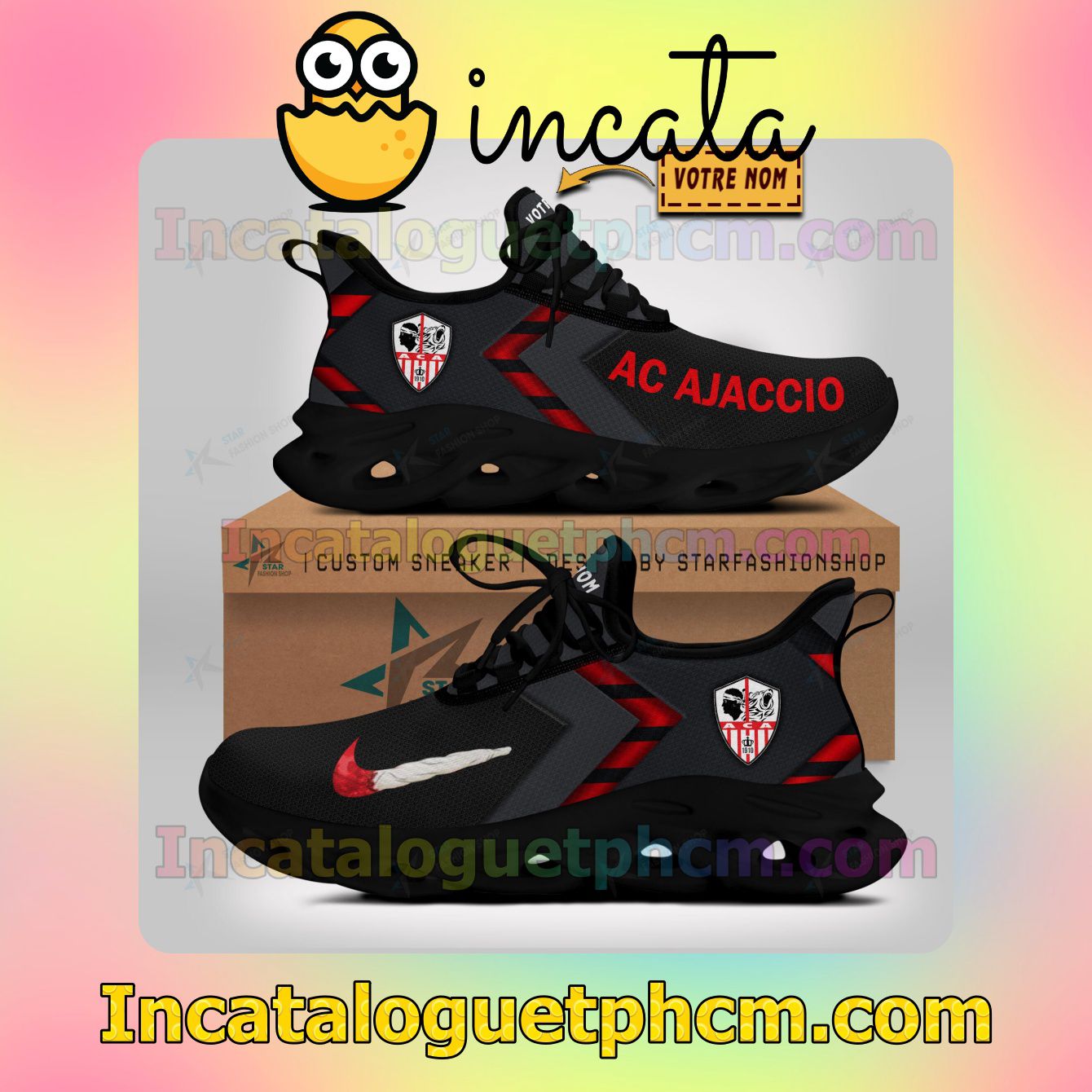 Vibrant AC Ajaccio Low Top Shoes