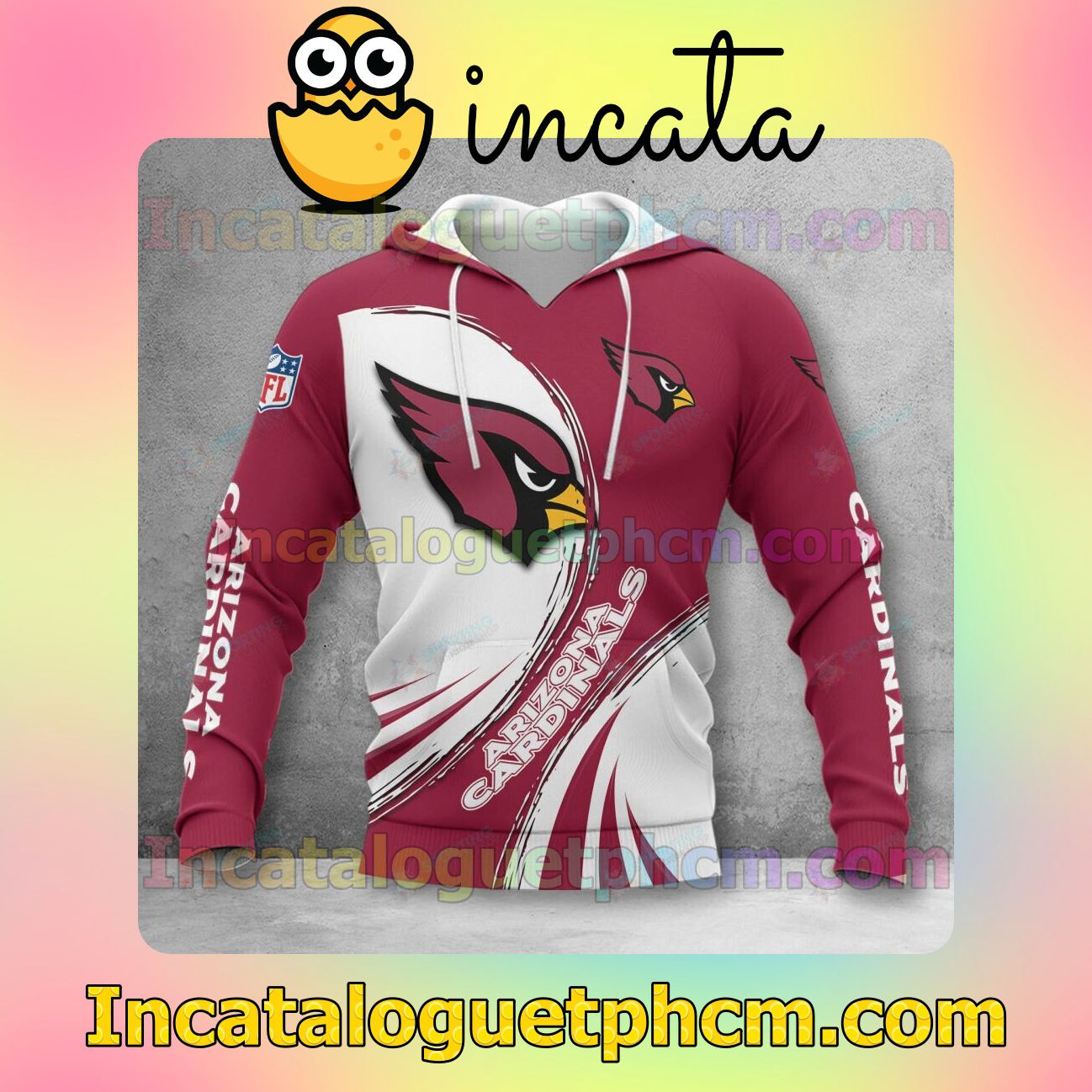 Present Arizona Cardinals 3D Hoodie, Hawaiian Shirt