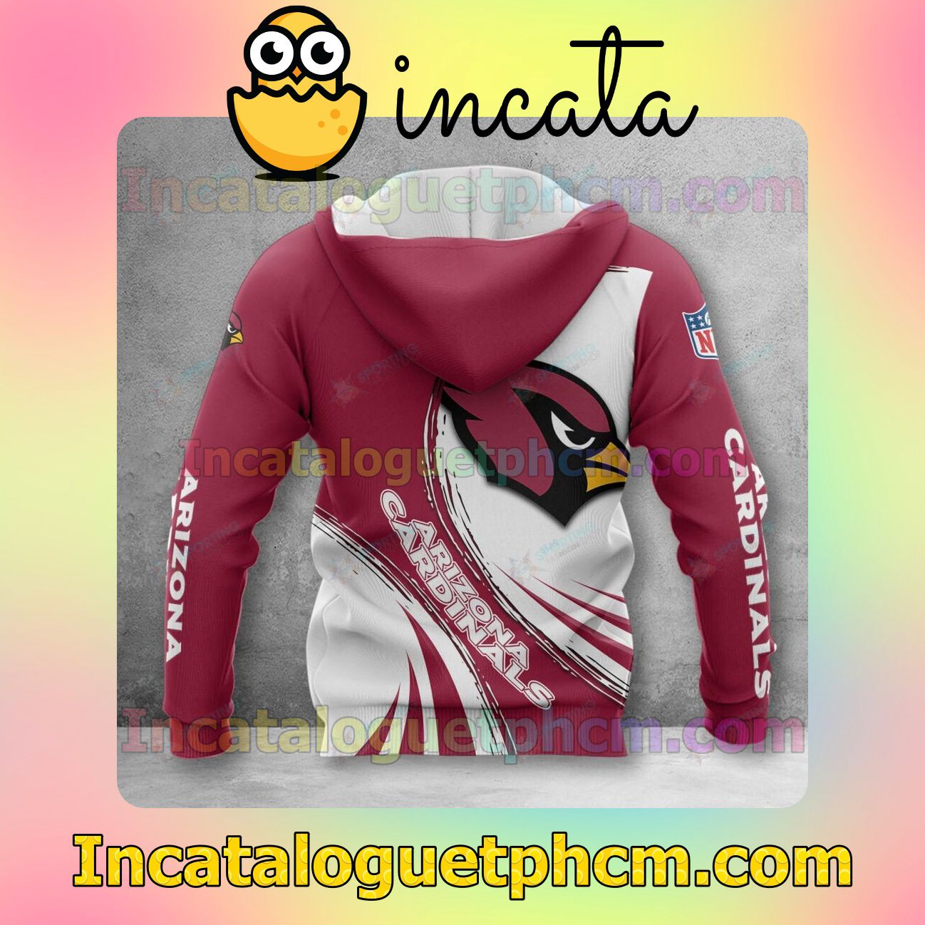 Print On Demand Arizona Cardinals 3D Hoodie, Hawaiian Shirt